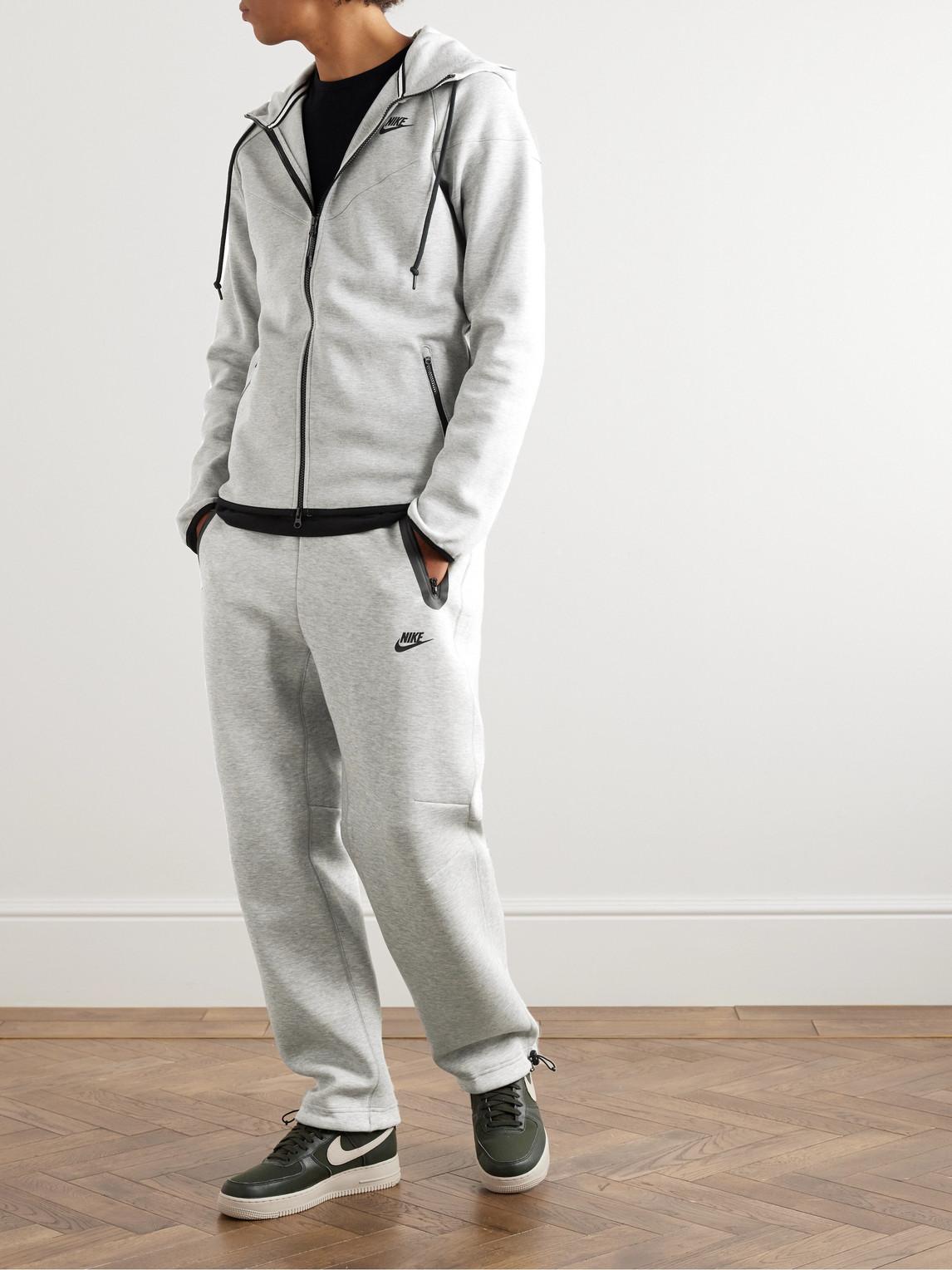 Nike Sportswear Club Straight leg Logo print Cotton blend Jersey Sweatpants in White for Men Lyst UK