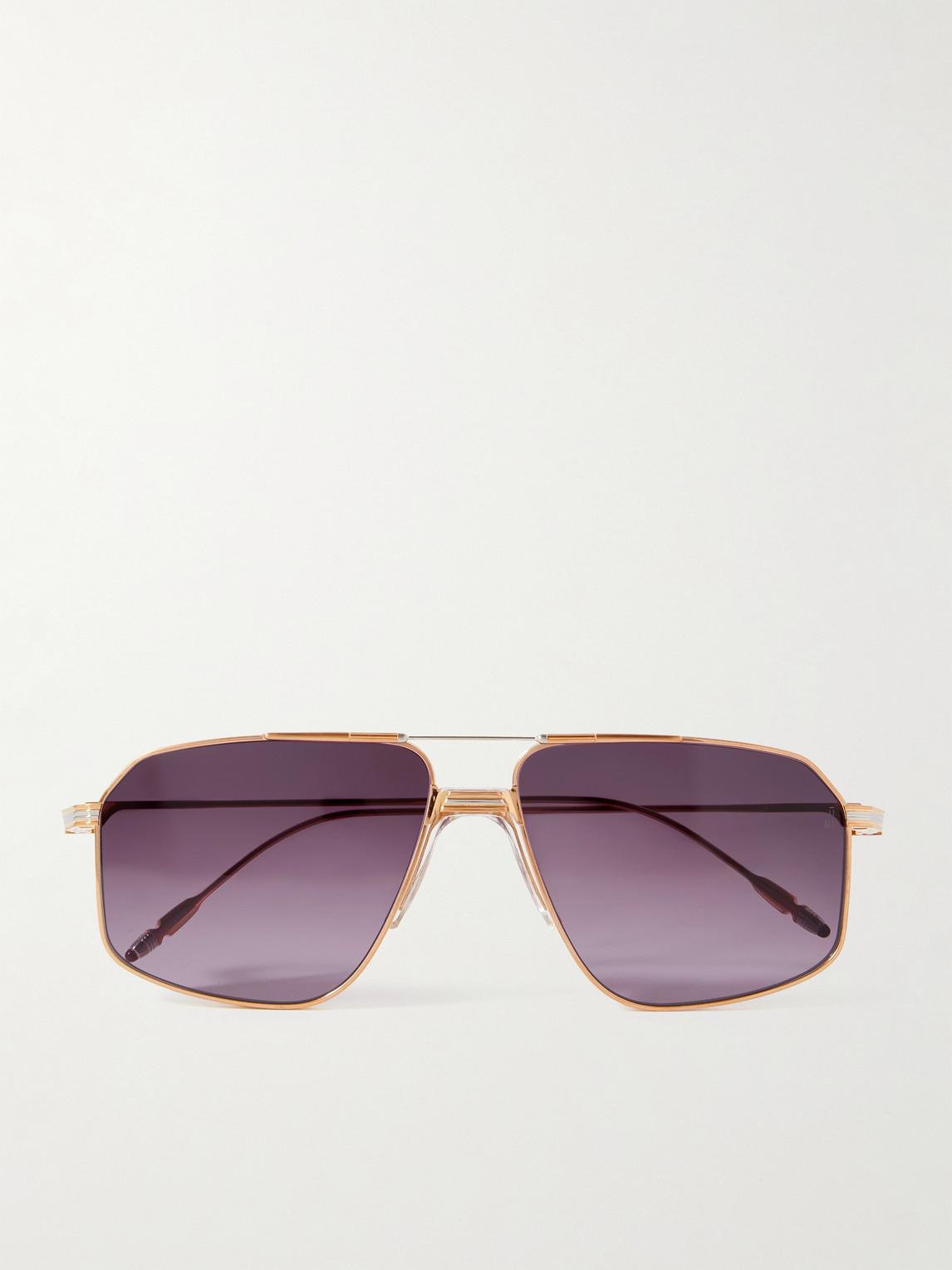 Jacques Marie Mage Jagger Aviatorstyle Gold And Silvertone