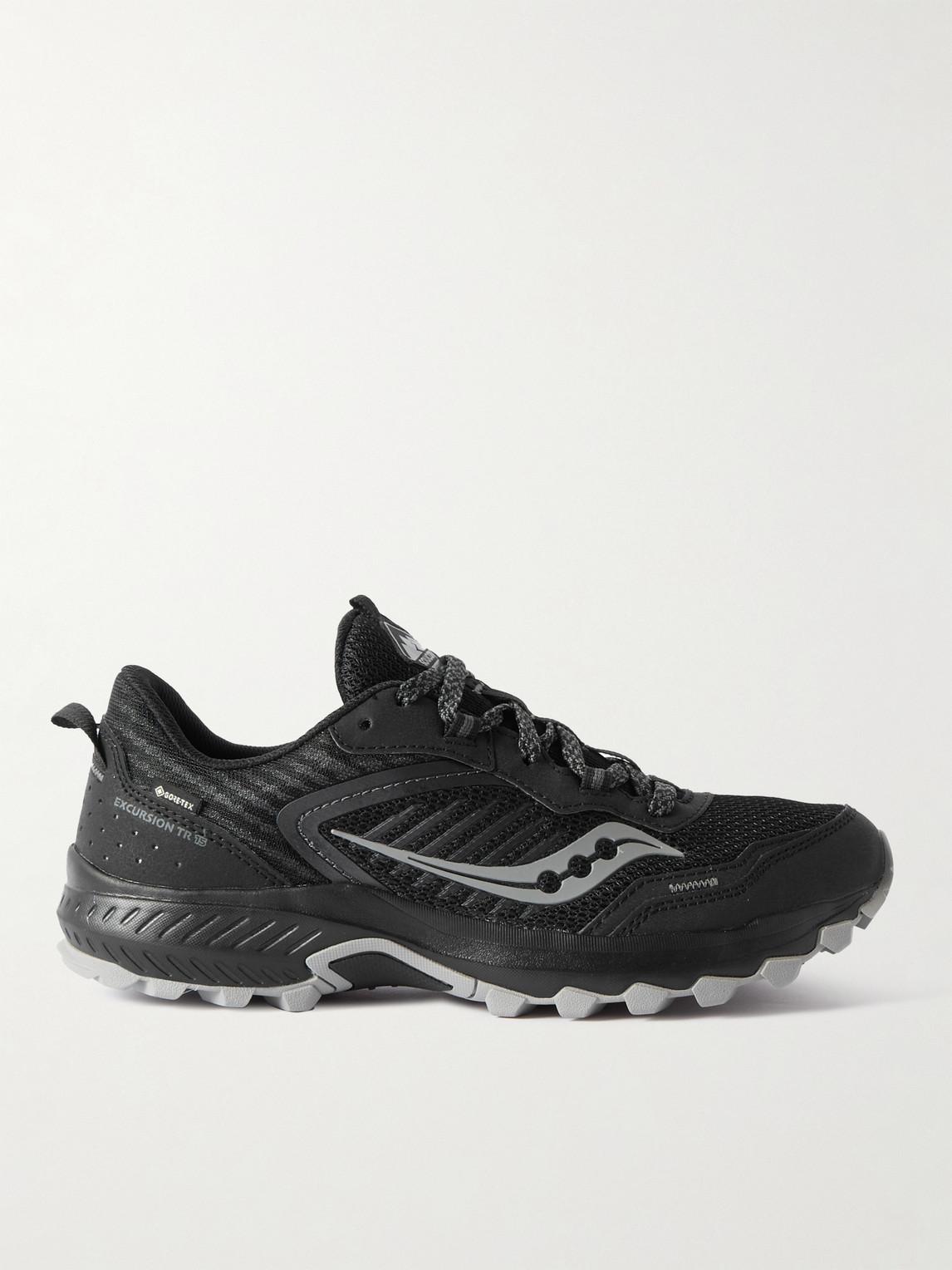 Saucony Excursion Tr15 Gtx Rubbertrimmed Goretex Running Sneakers in Black for Men Lyst UK