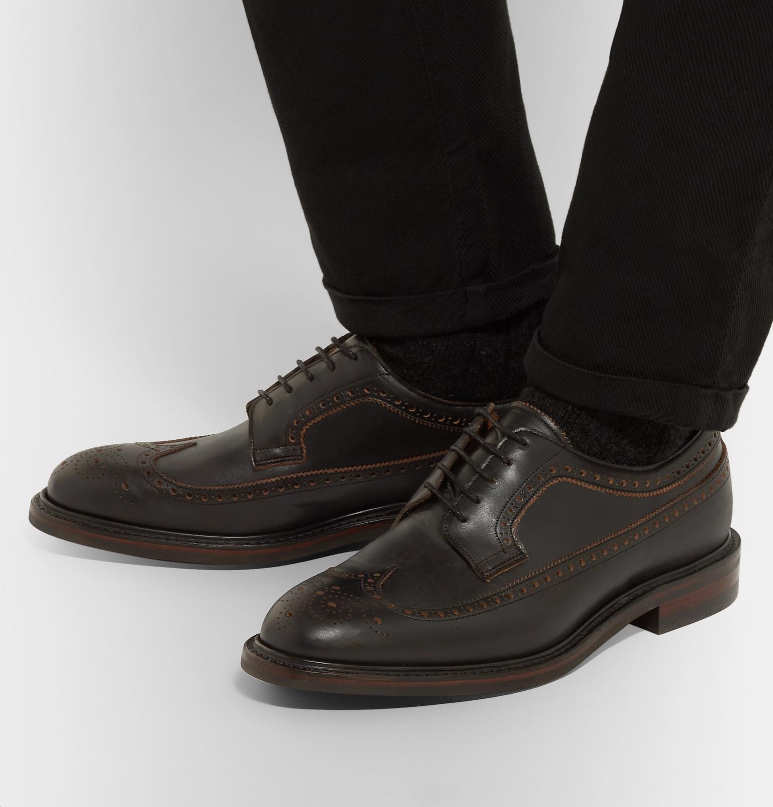 Cheaney Addison Leather Wingtip Brogues 