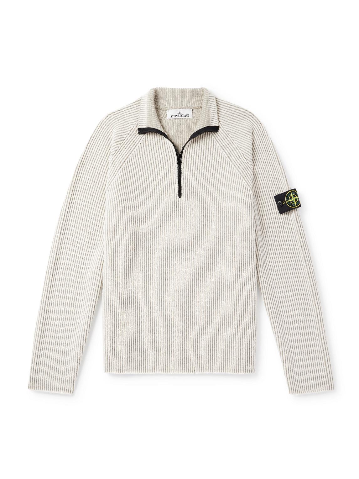 【希少】stone  zip knit sweater Stone island Zip Sweater ~ Vintage Store Clochard92.com