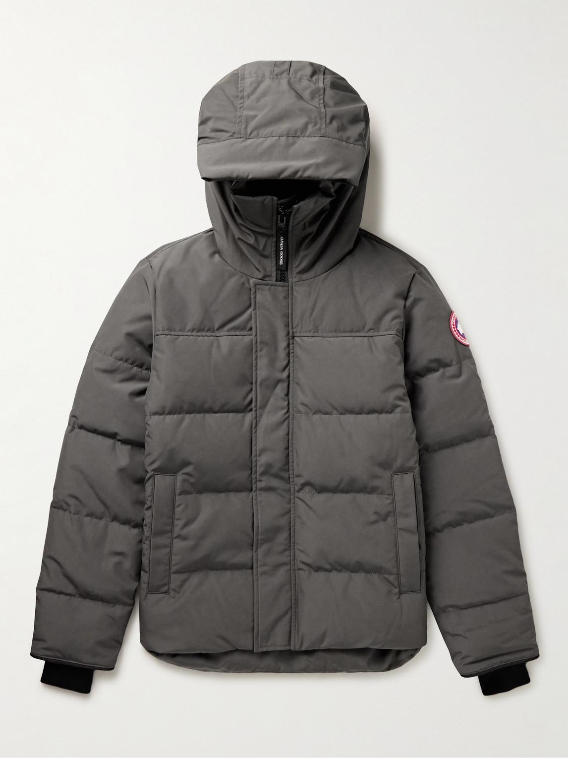 Canada Goose Macmillan Logo appliqued Quilted Arctic Tech Hooded Down Parka in Grey for Men Lyst UK