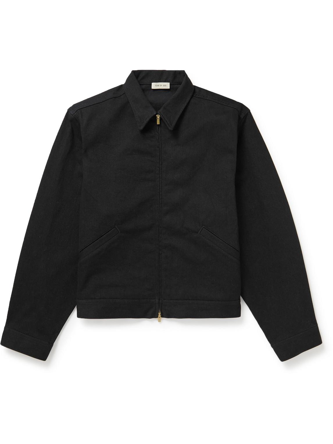 Fear Of God Eternal Slim-fit Denim Jacket in Black for Men | Lyst