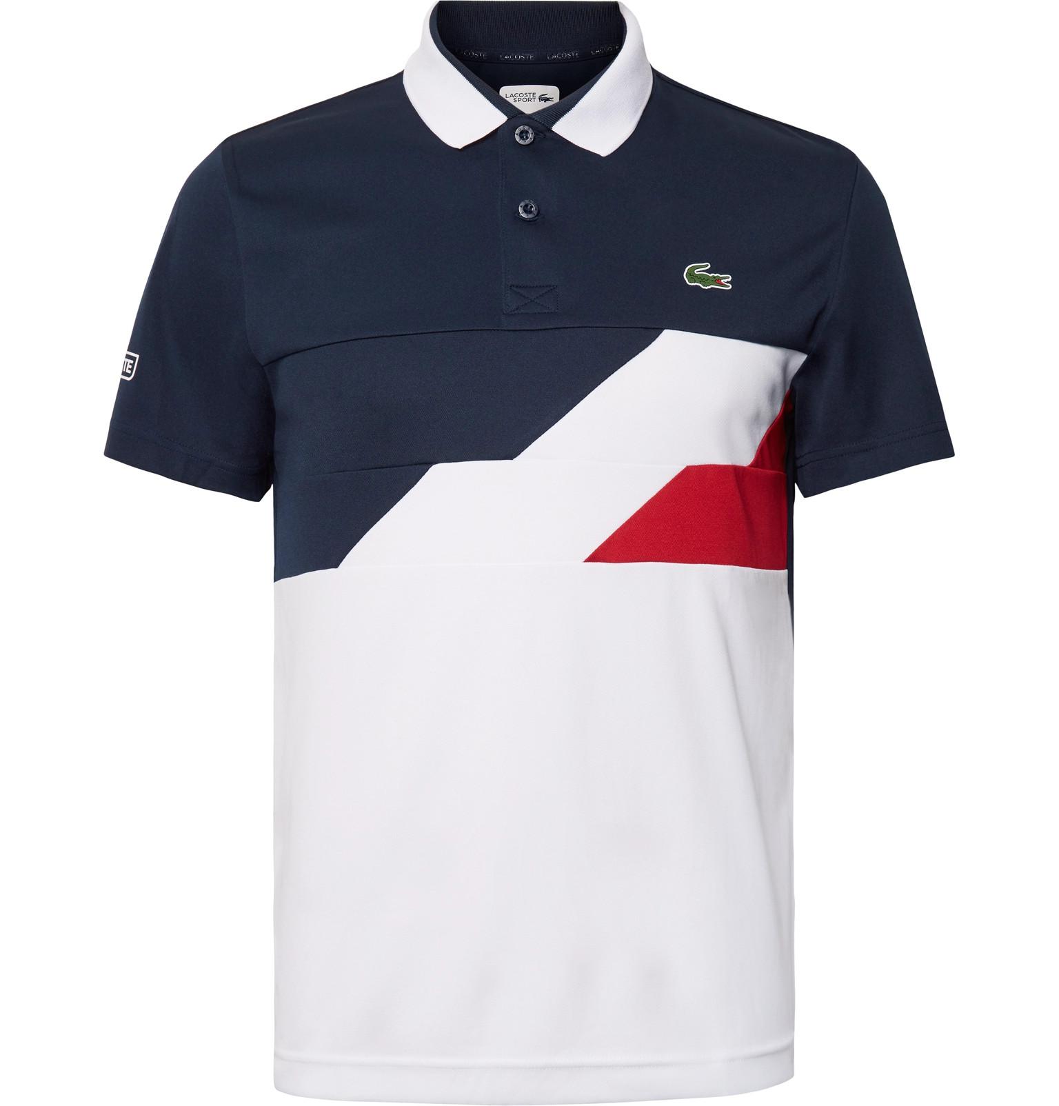 Lacoste Sport Colour-block Jersey Polo Shirt in Midnight Blue (Blue) for  Men - Lyst