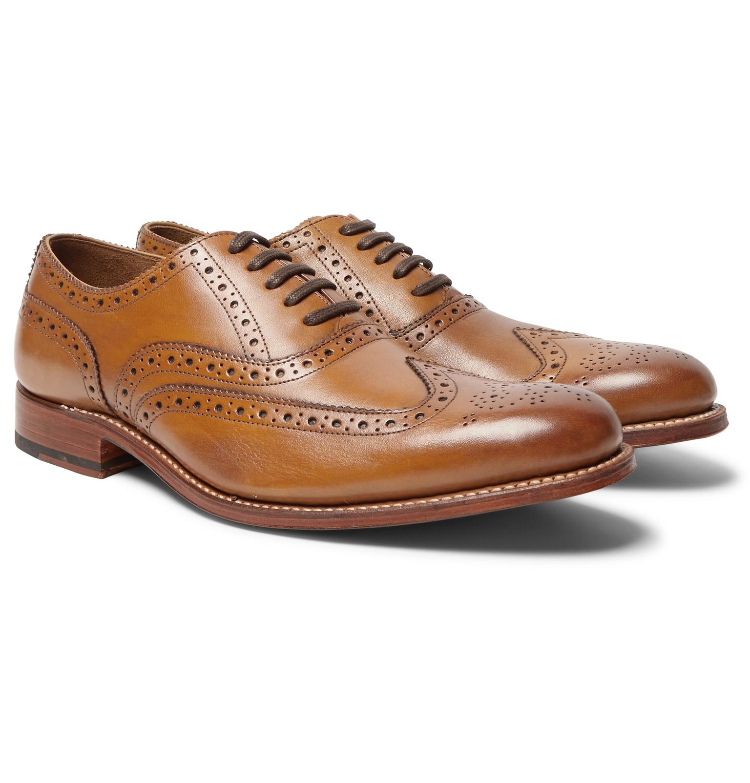 brown brogues wedding