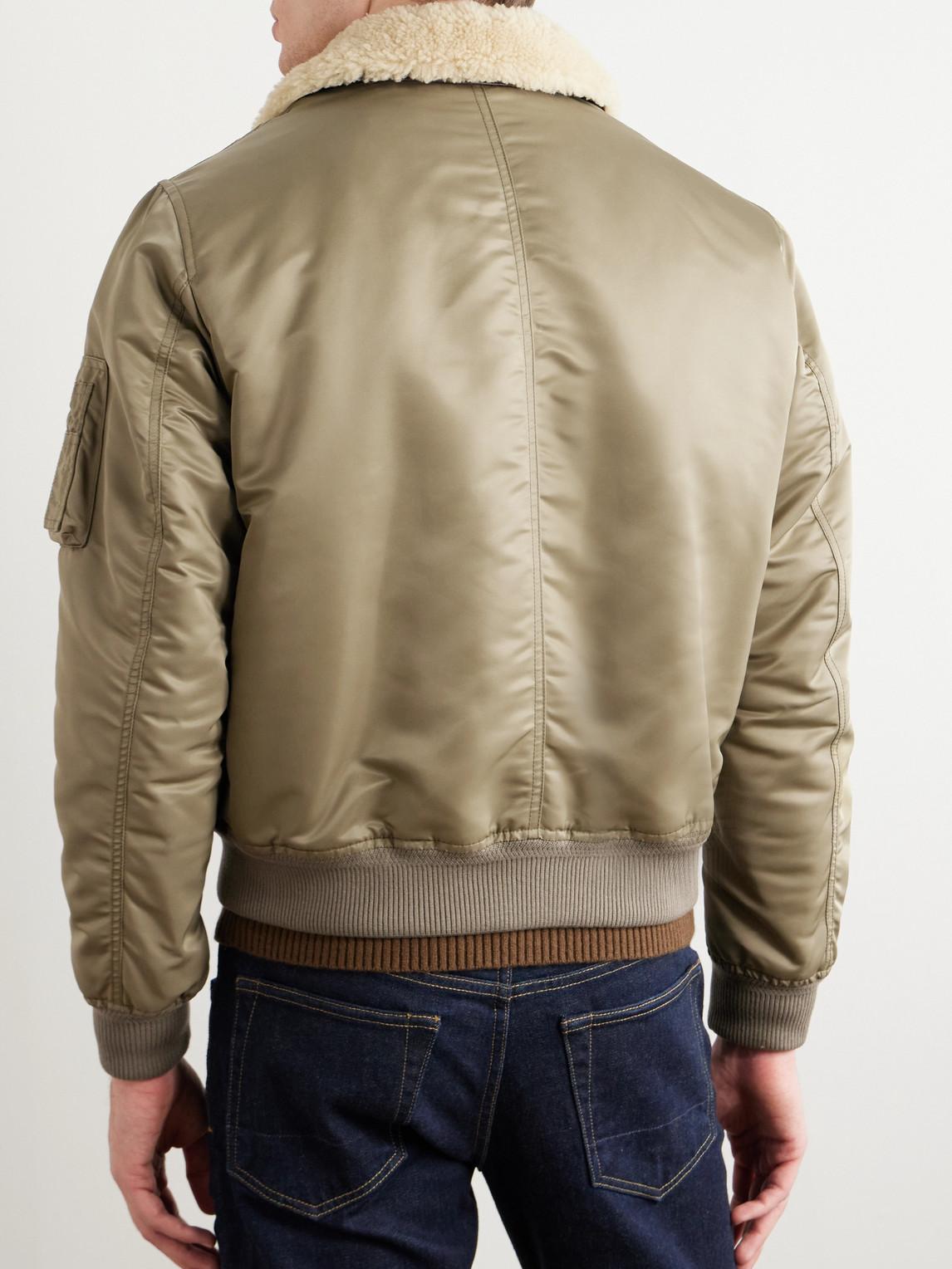 Shell hot sale leather jacket