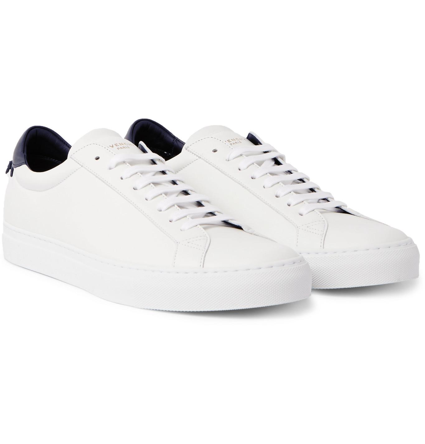Givenchy Urban Street Leather Sneakers in White for Men - Lyst