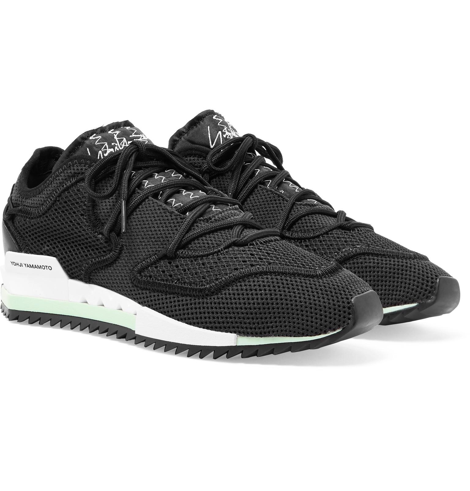 y3 harigane knit mesh trainers