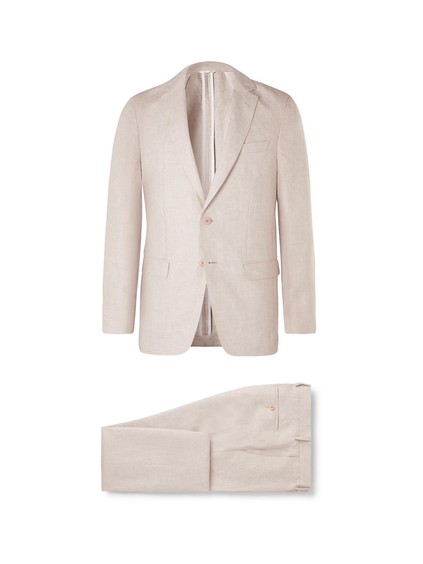 BOSS by HUGO BOSS Nelin Ben Slim-fit Linen Suit for Men | Lyst