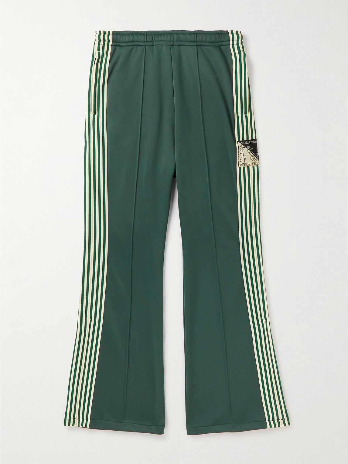Kapital Flared Striped Tech-jersey Track Pants in Green for Men | Lyst  Canada