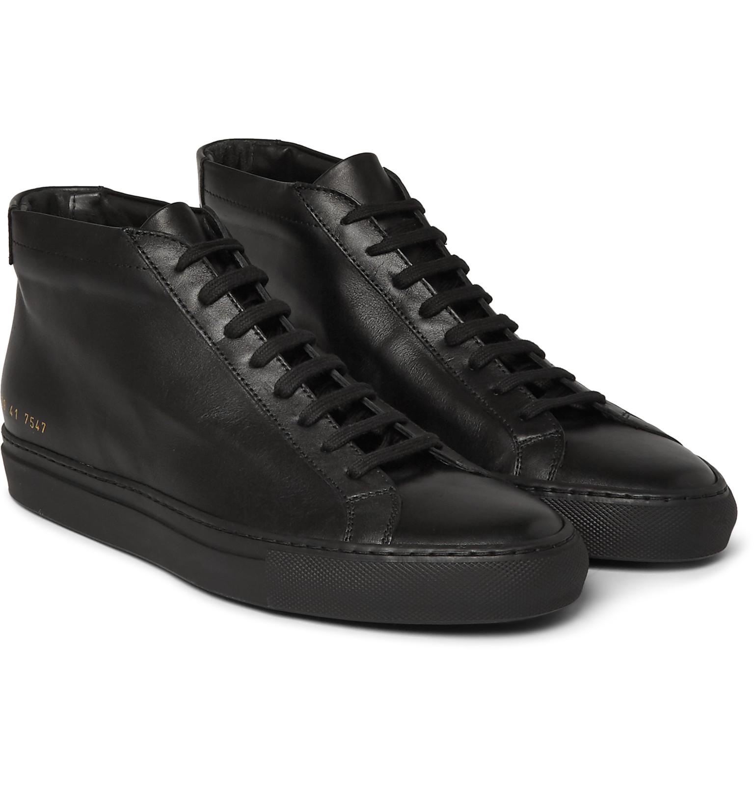 common projects high top black