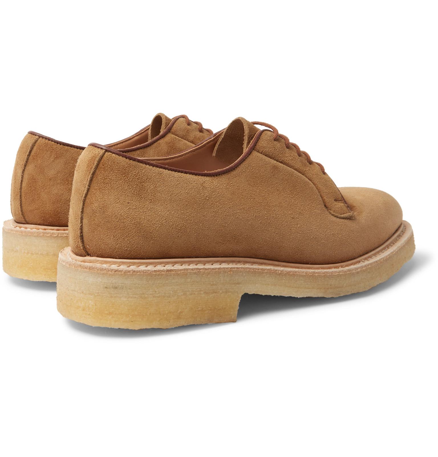 trickers suede derby