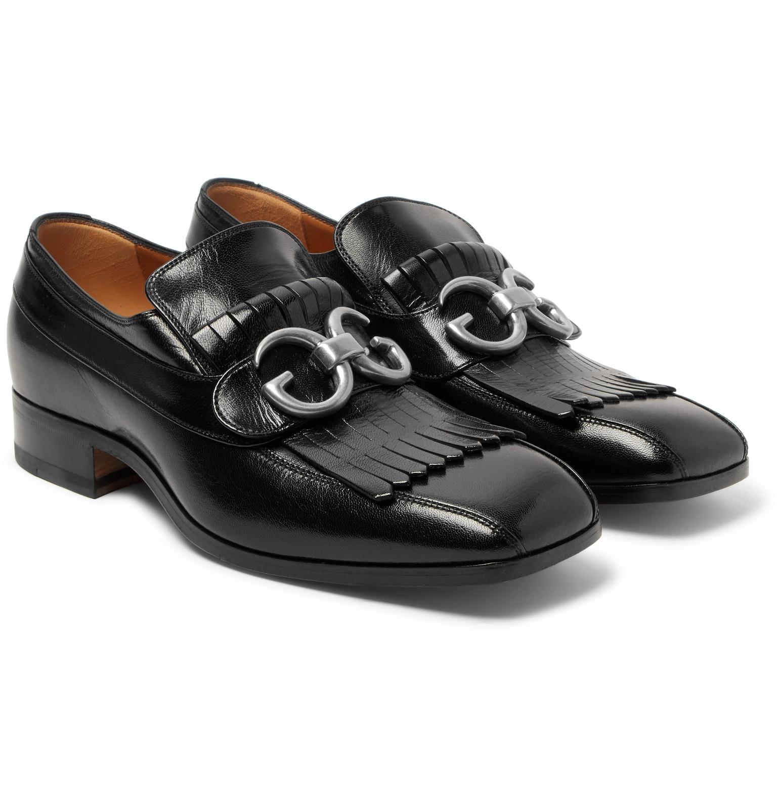 gucci fringe loafer