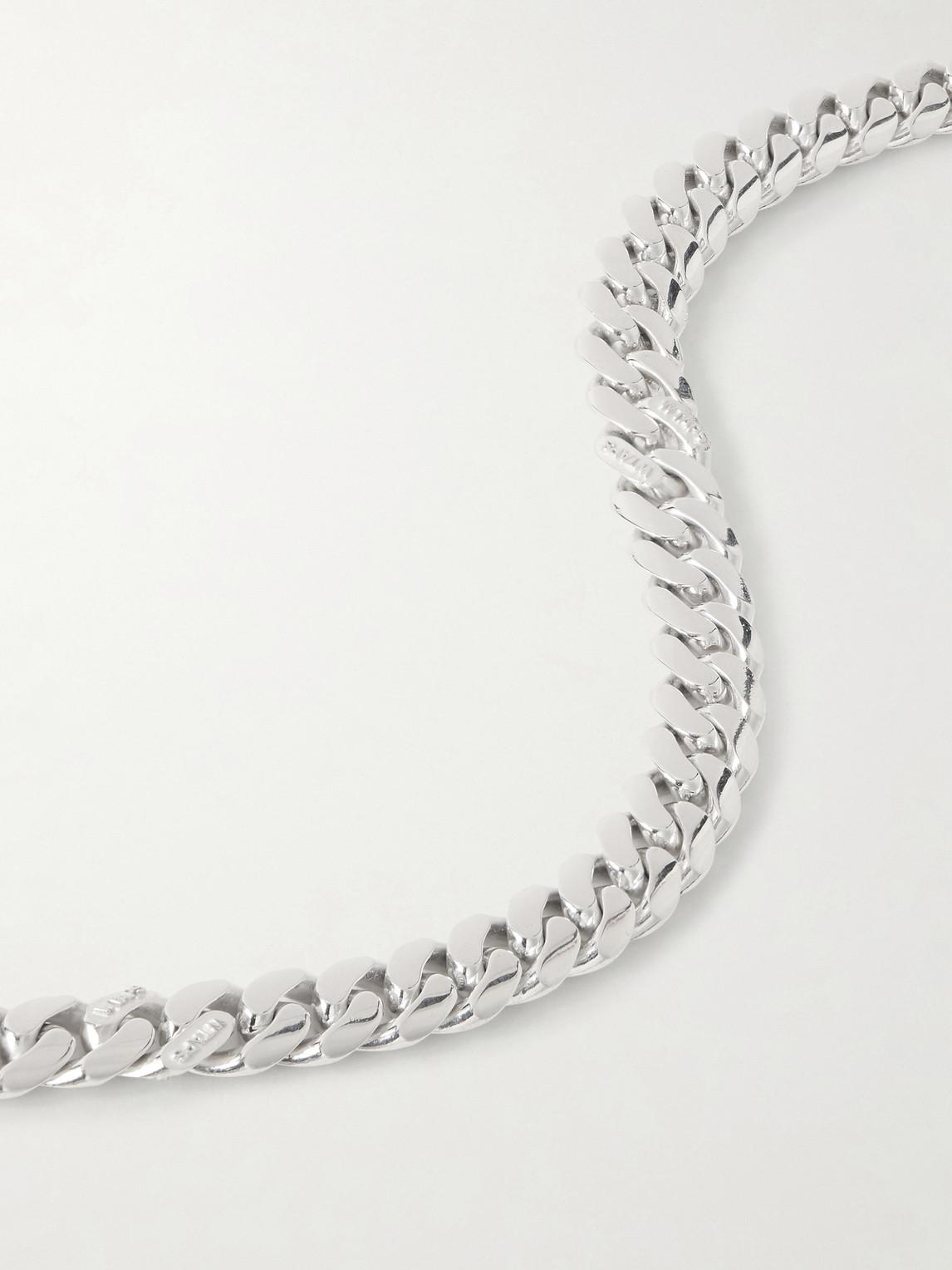 WTAPS Grillz Jewelz Silver Chain Necklace in White for Men | Lyst