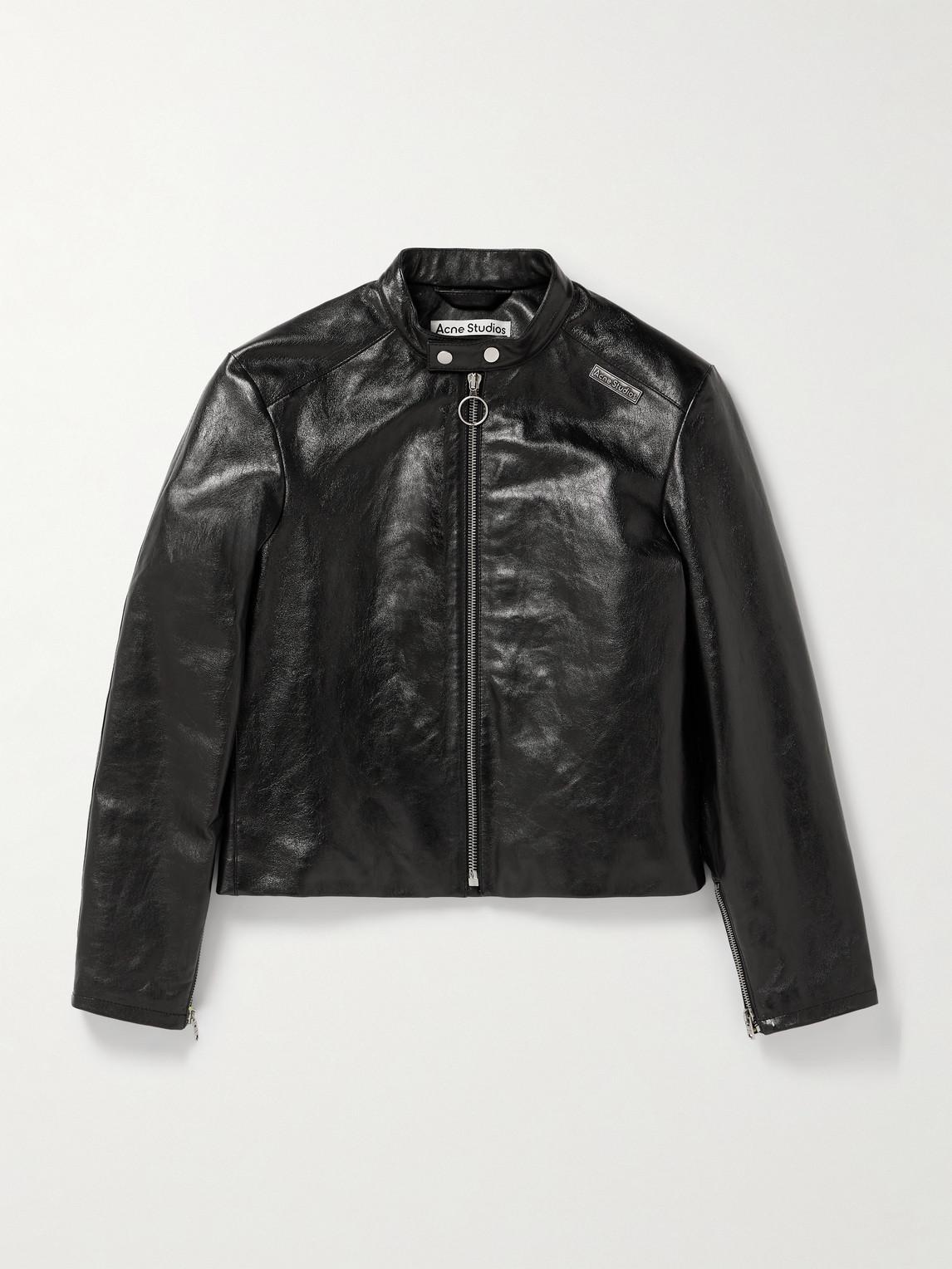 Acne Studios Leather Biker Jacket in Black for Men | Lyst UK Acne Studios Leather Biker Jacket in Black for Men | Lyst UK