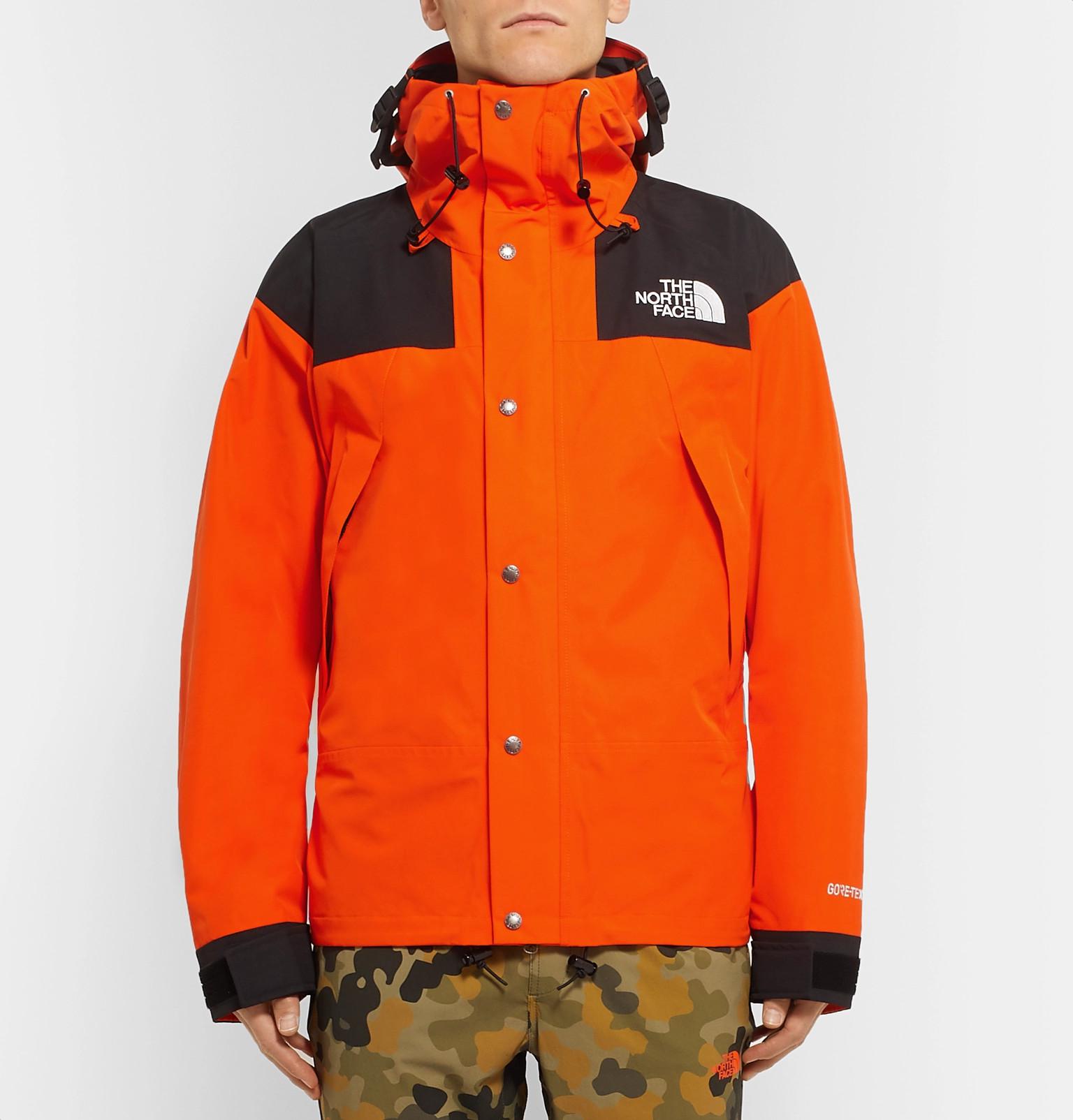 The North Face 1990 Fleece-lined Gore-tex Hooded Jacket in Orange for