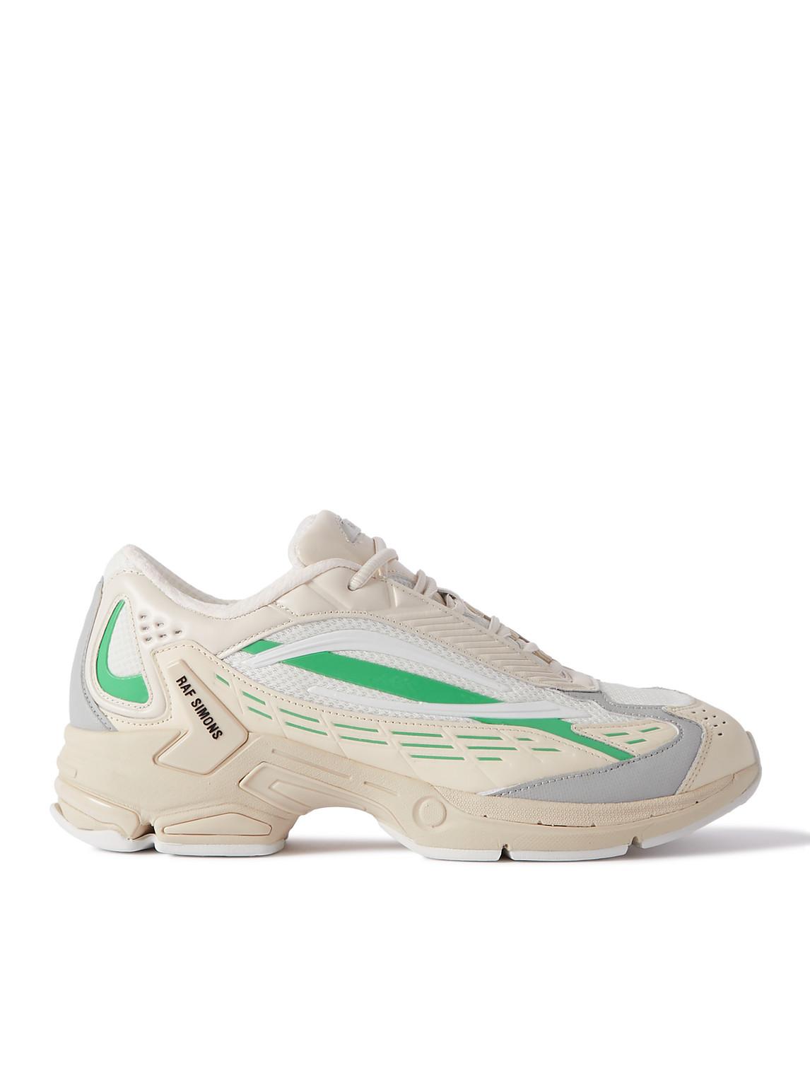 Raf Simons Ultrasceptre Mesh And Rubber Sneakers in Green for Men Lyst