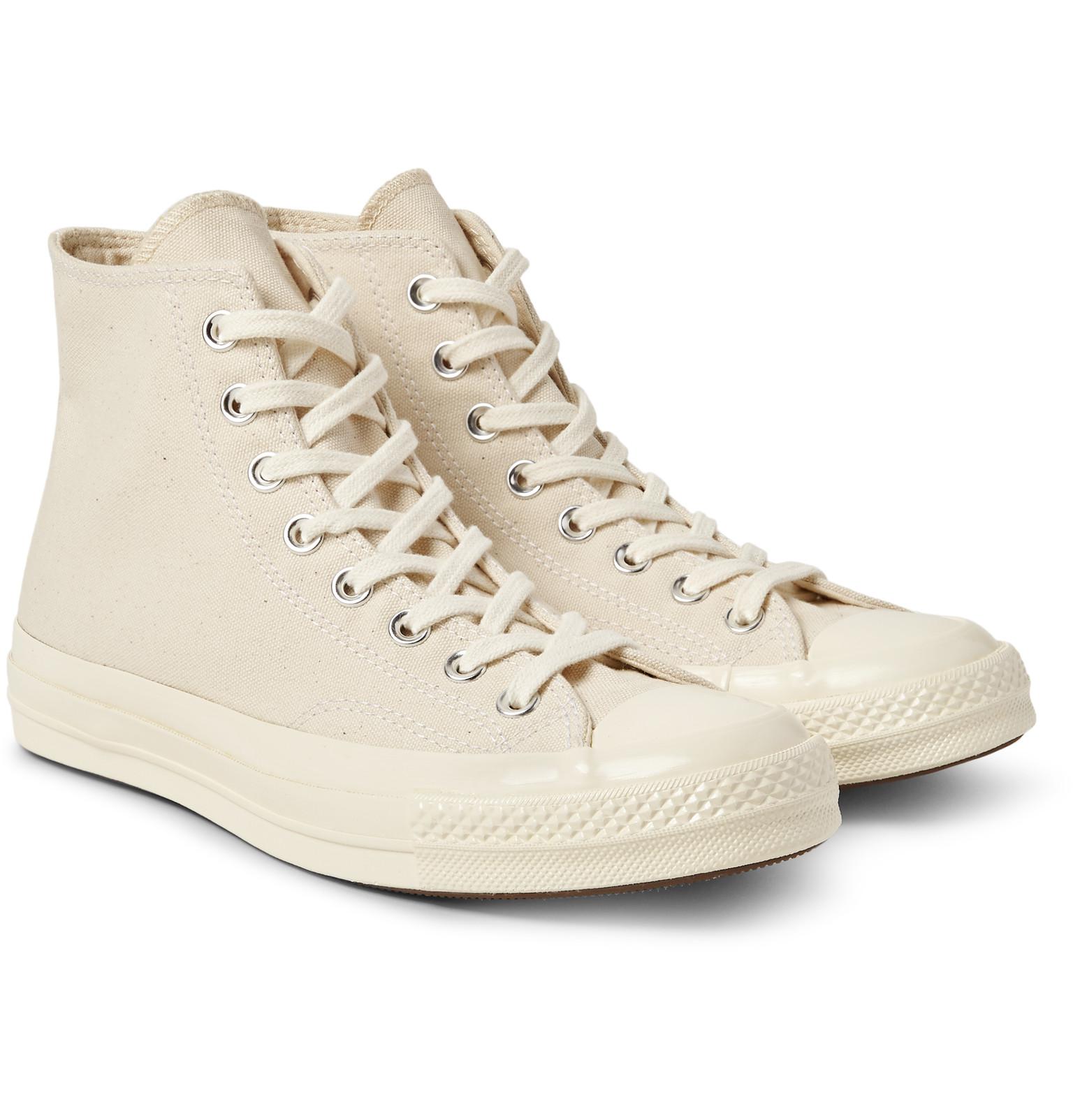 Converse 1970s Chuck Taylor All Star Canvas High-top Sneakers in Ecru ...