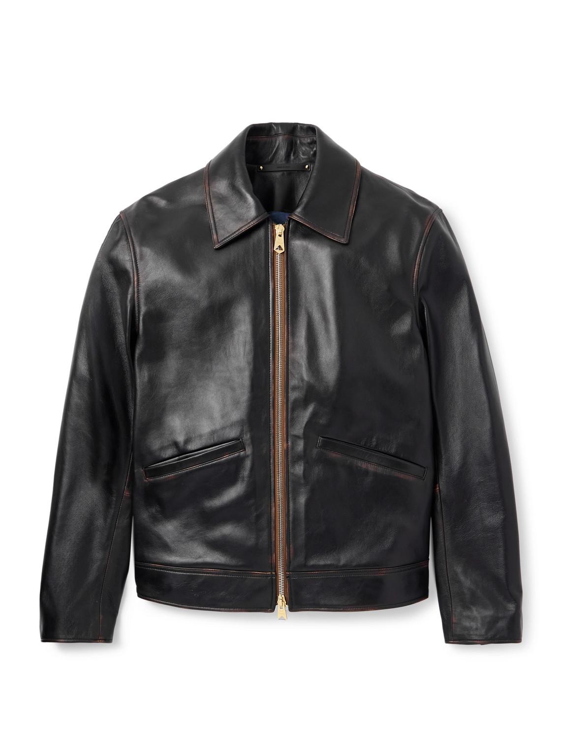 ジャケット・アウター Paul Smith Lamb Leather Down Jacket 003340603?fmt=auto&$background