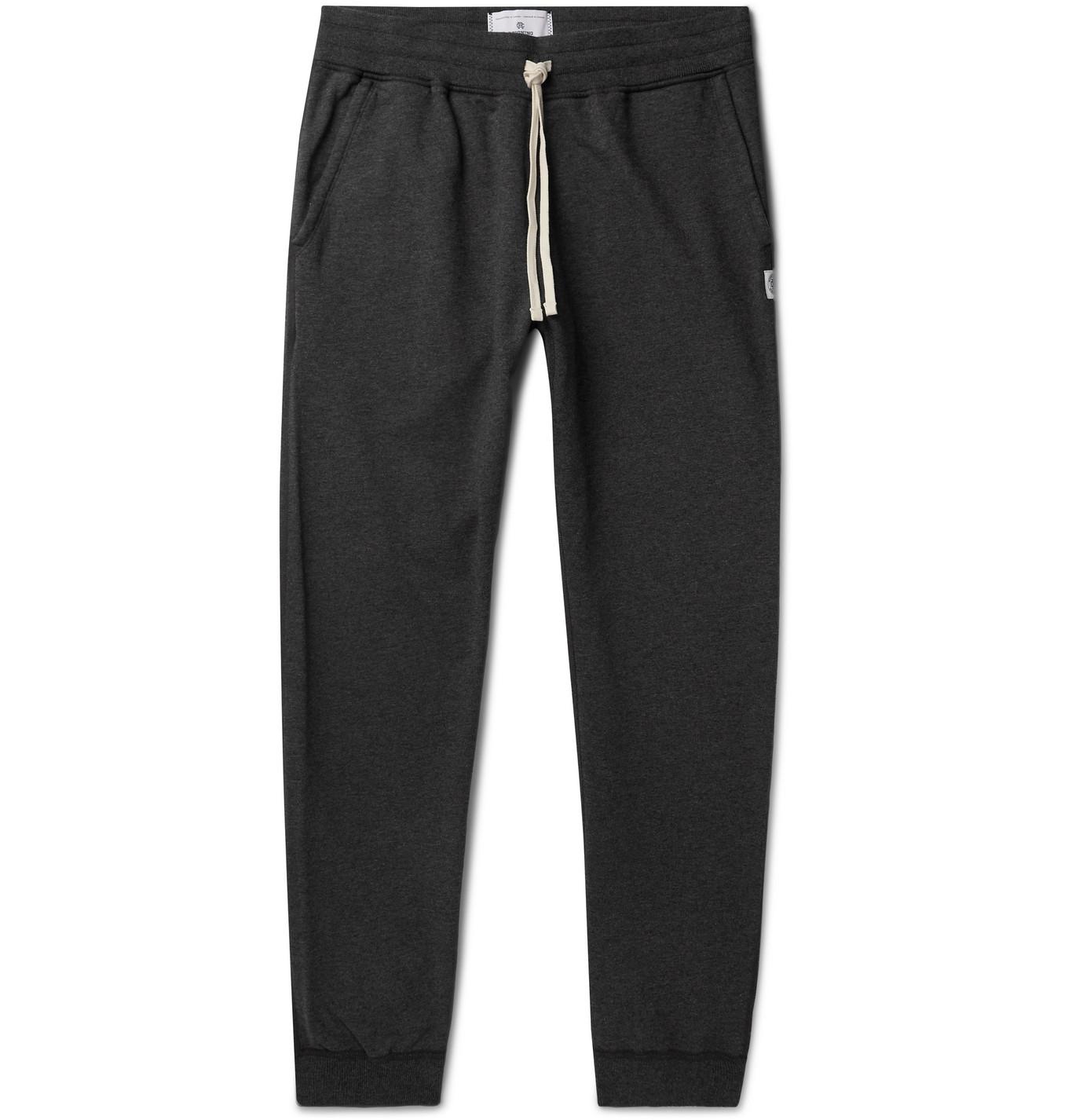 Reigning Champ Slim-fit Loopback Cotton-jersey Sweatpants in Gray for Men - Lyst