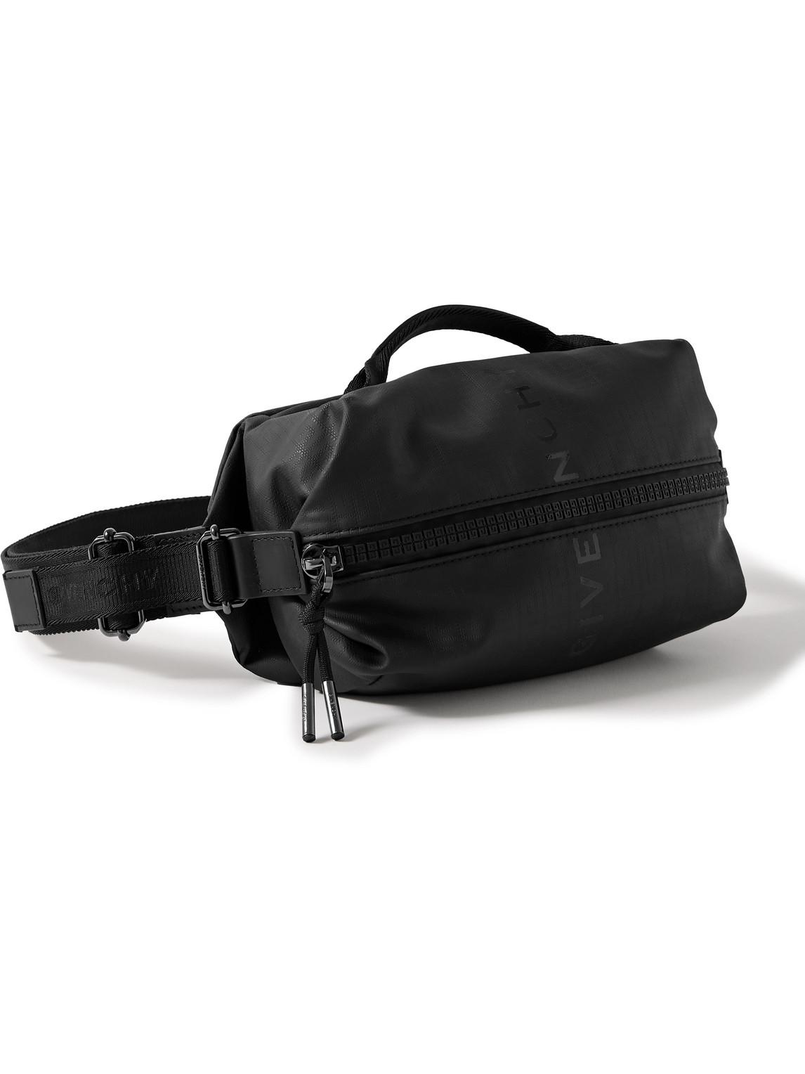 【GIVENCHY】 Logo Nylon Belt Bag Givenchy - Logo-Jacquard Nylon Belt Bag - Men - Black Givenchy