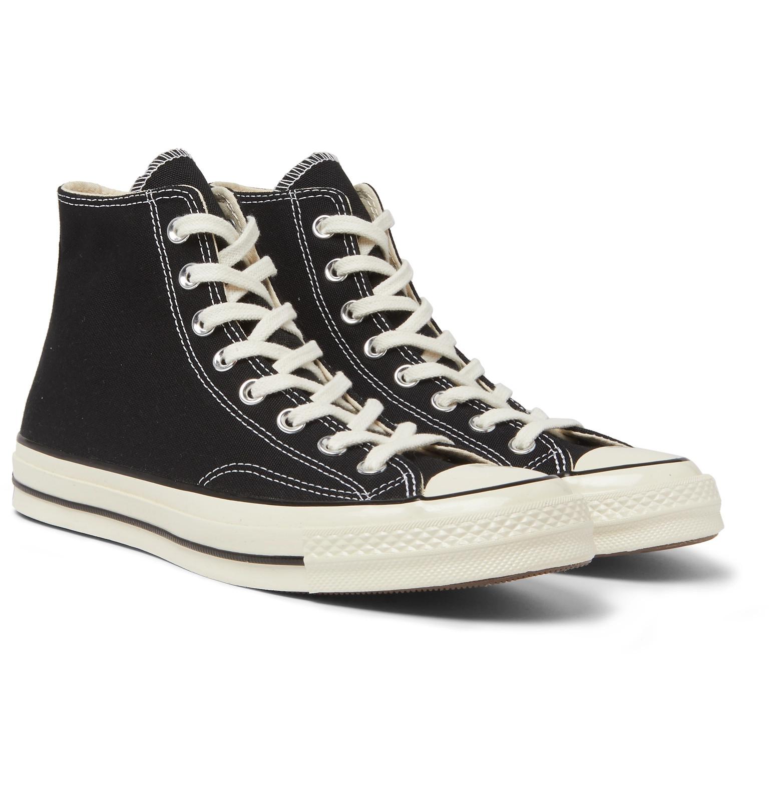 Converse Chuck 70 Canvas Hightop Sneakers in Black for