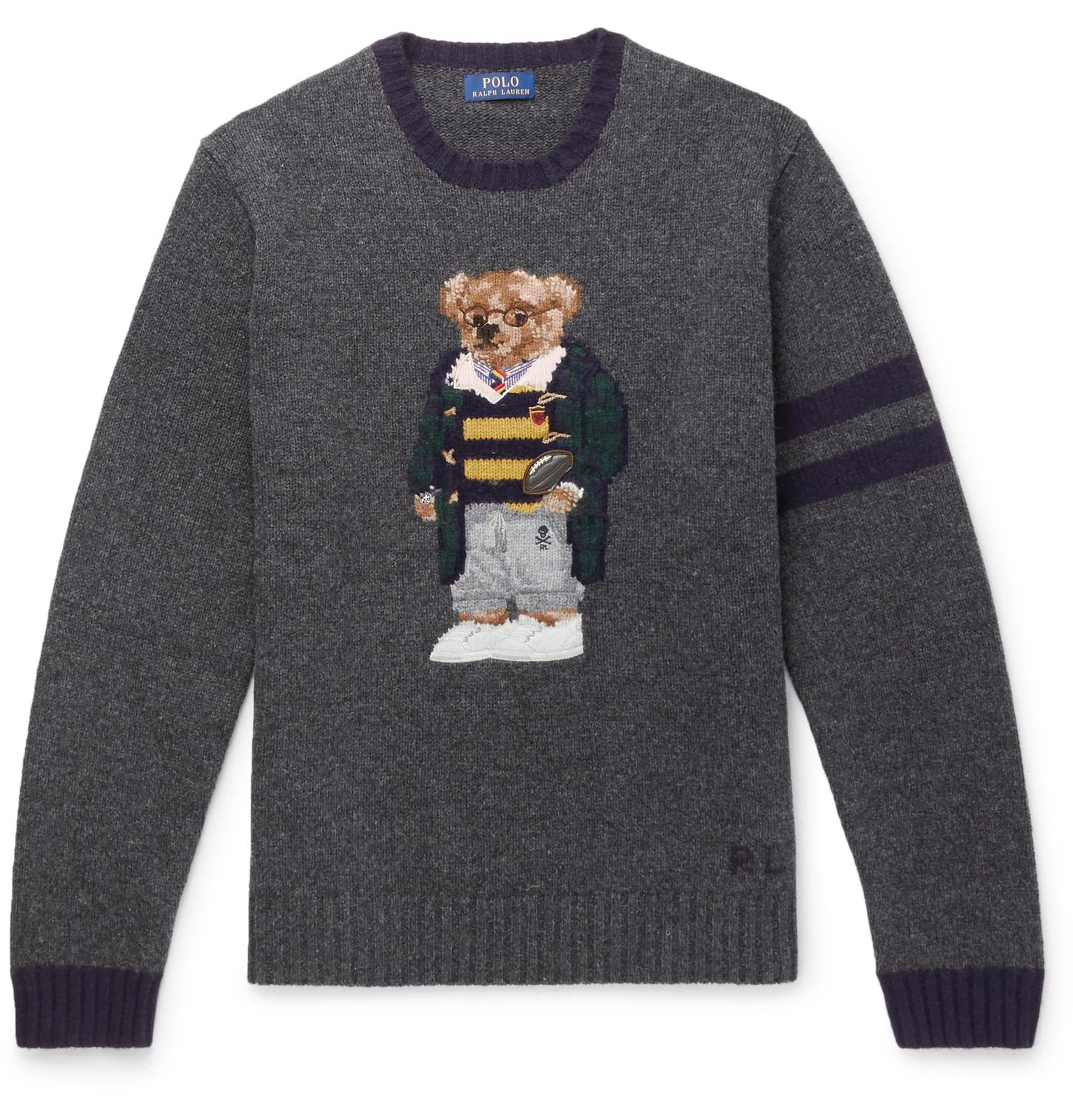 polo bear grey