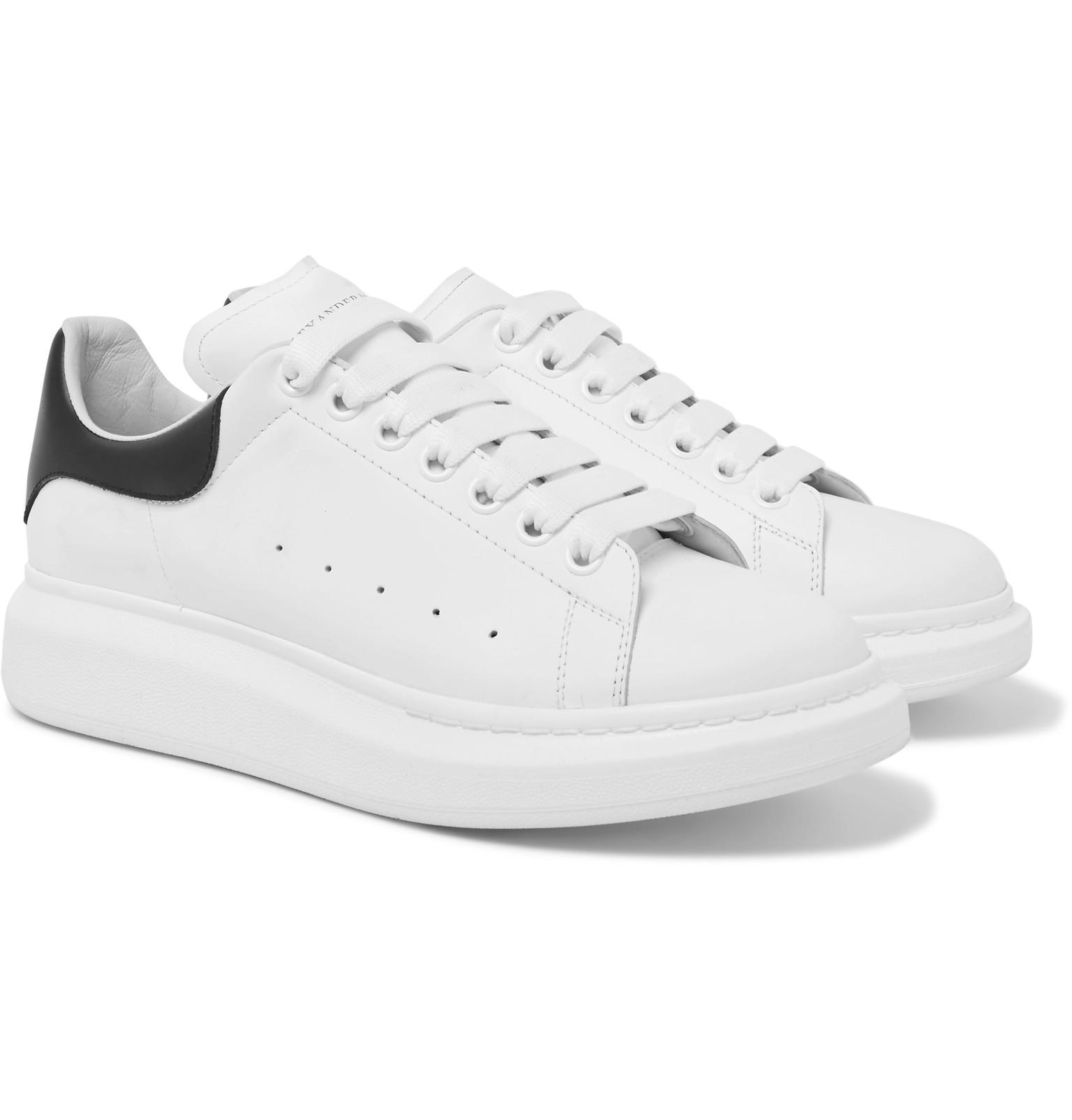 Lyst - Alexander Mcqueen Larry Exaggerated-sole Leather Sneakers in ...