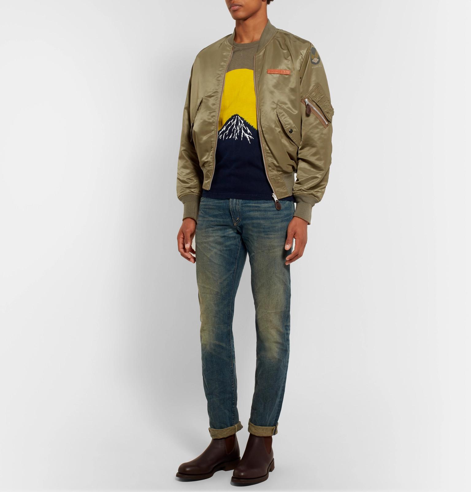 rrl reversible flight jacket