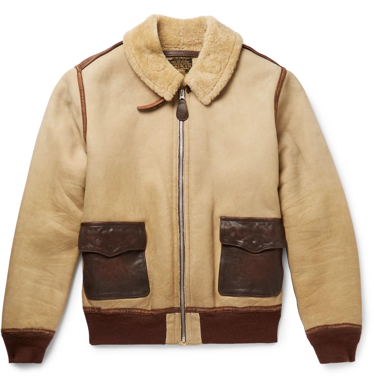 rrl shearling jacket