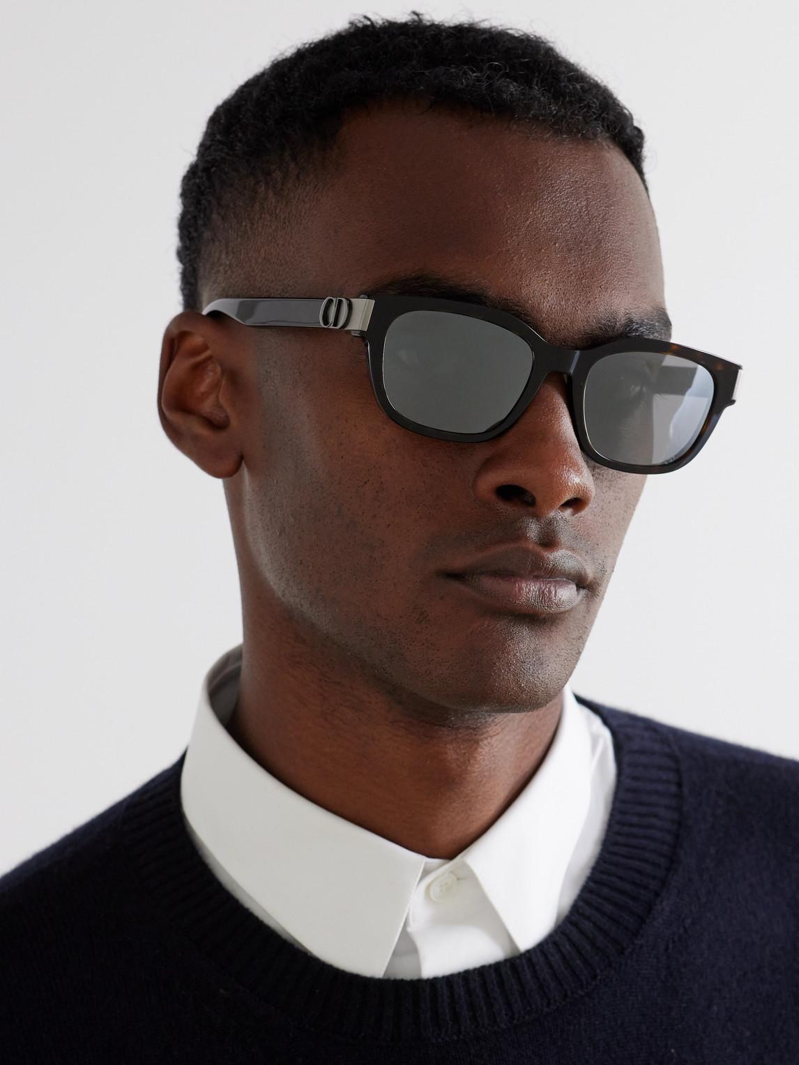 Square Frame Dior Sunglasses Tortoiseshell DiorBlackSuit