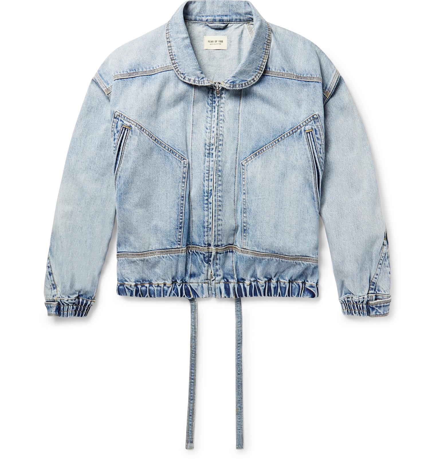 Fear of god jeans jacket discount