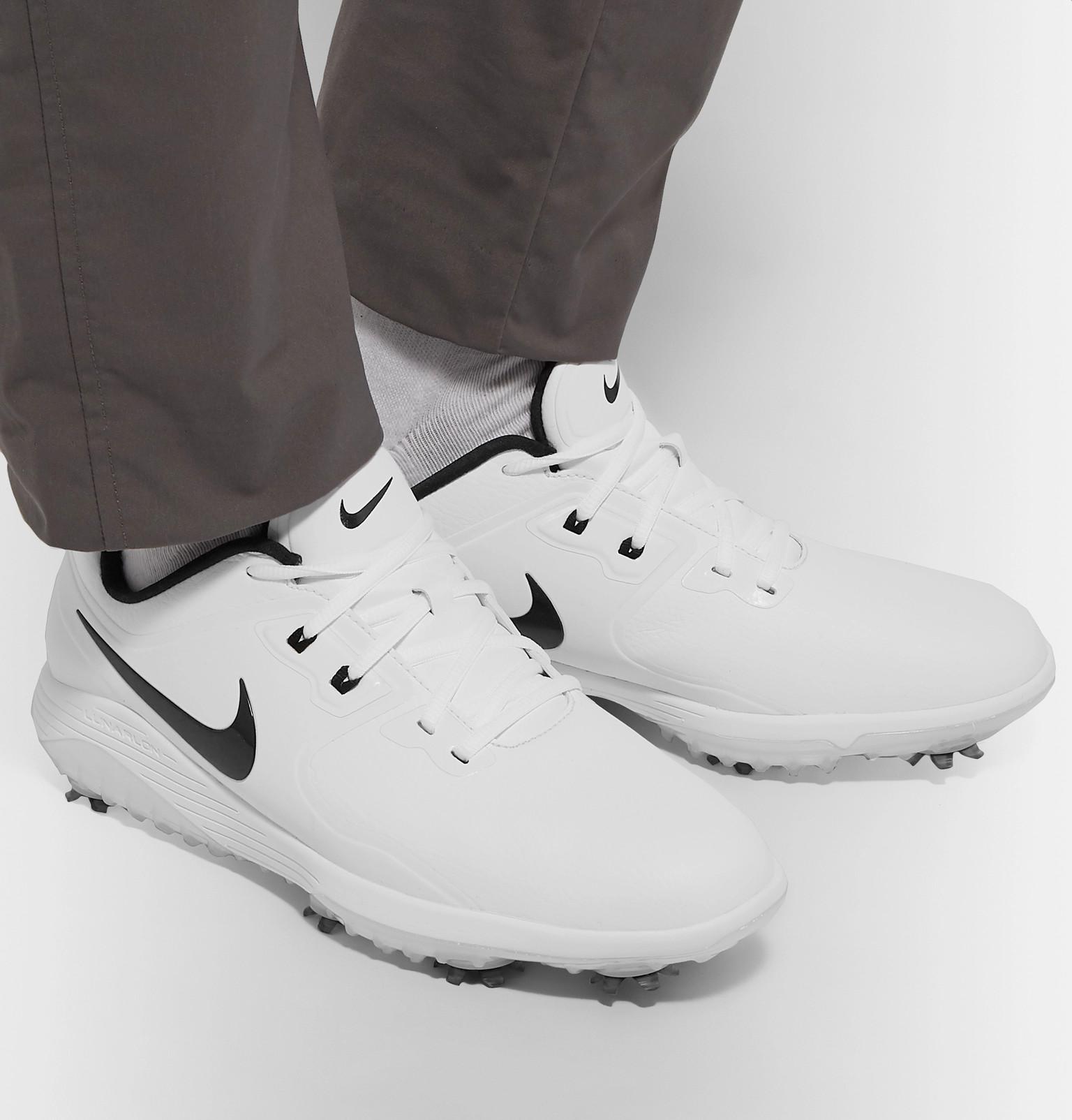 Nike Vapor Pro Full-grain Leather Golf Shoes in White for Men | Lyst  Australia