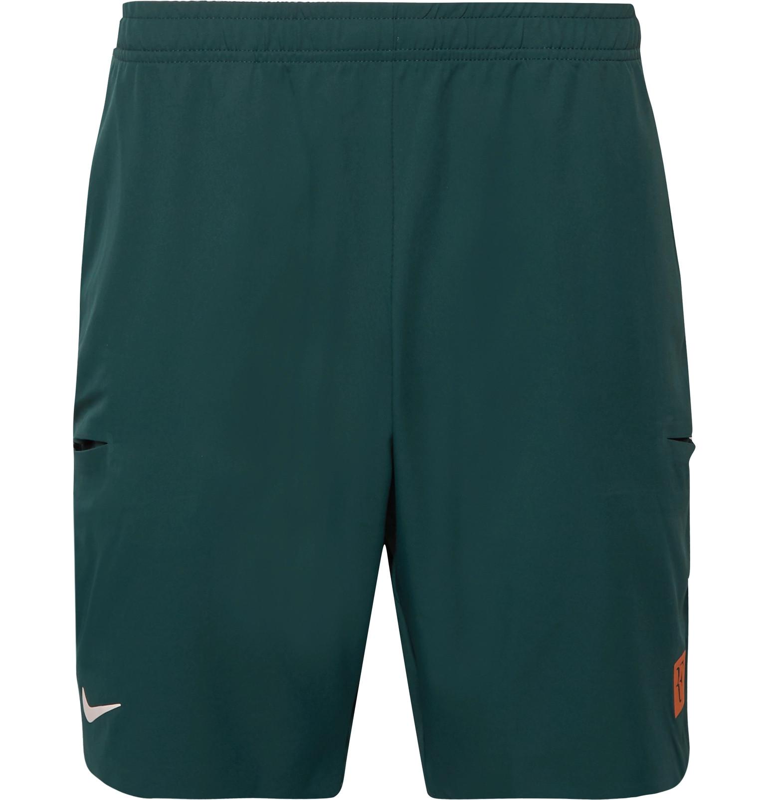 Nike Nikecourt Roger Federer Flex Ace Dri-fit Tennis Shorts in Green for  Men | Lyst