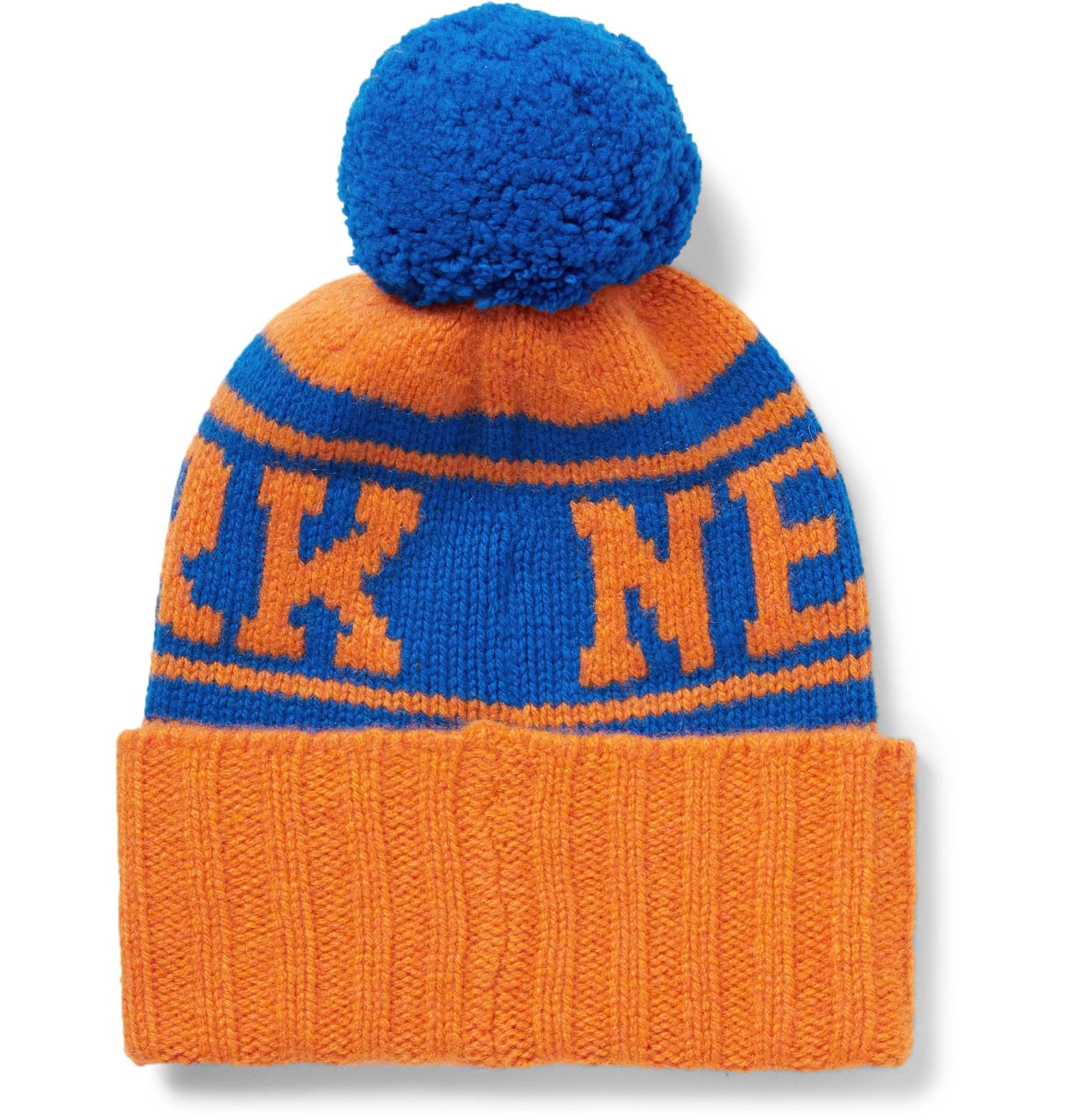 knicks bobble hat