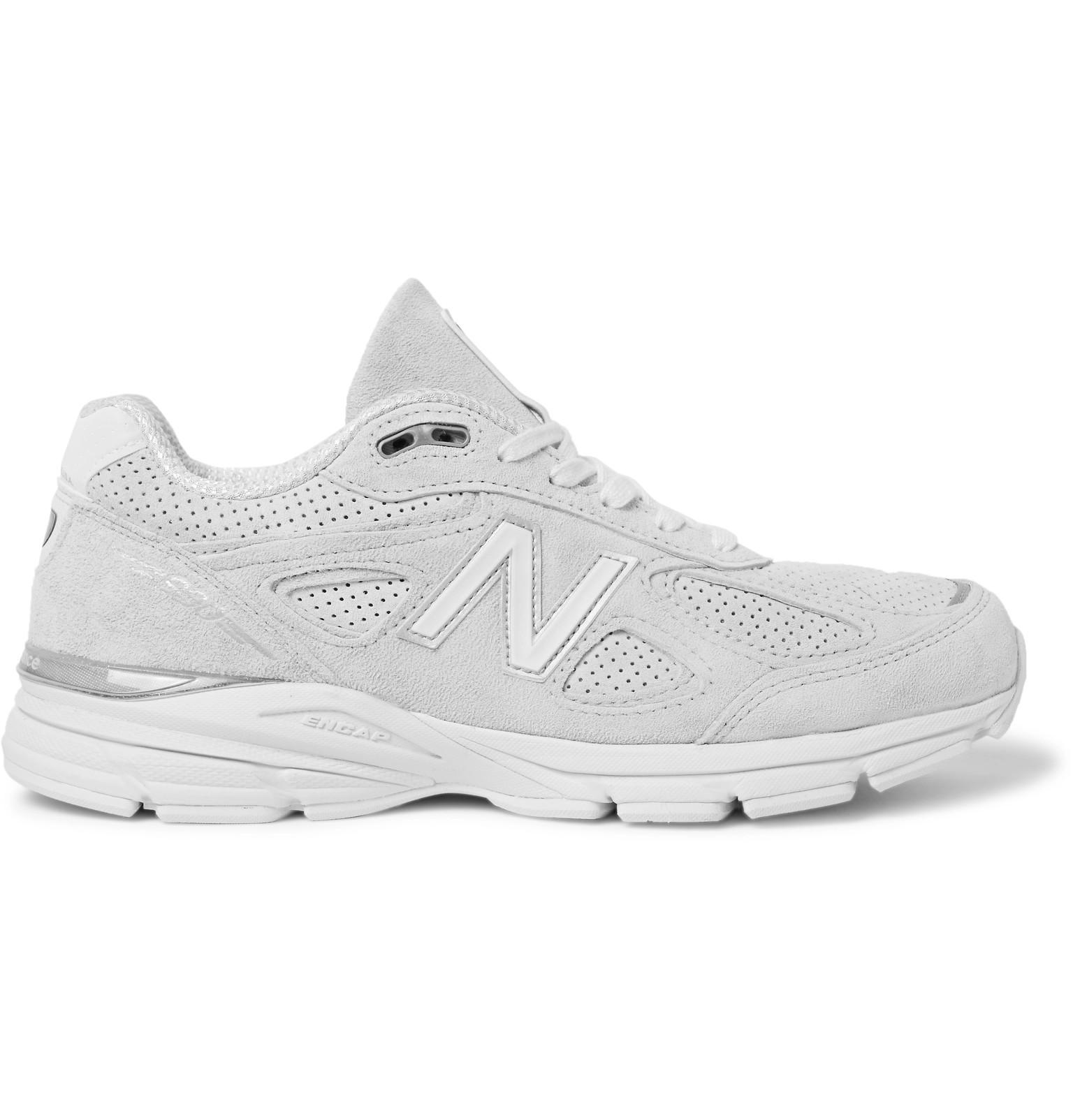 New Balance 990 Suede Sneakers in White for Men | Lyst