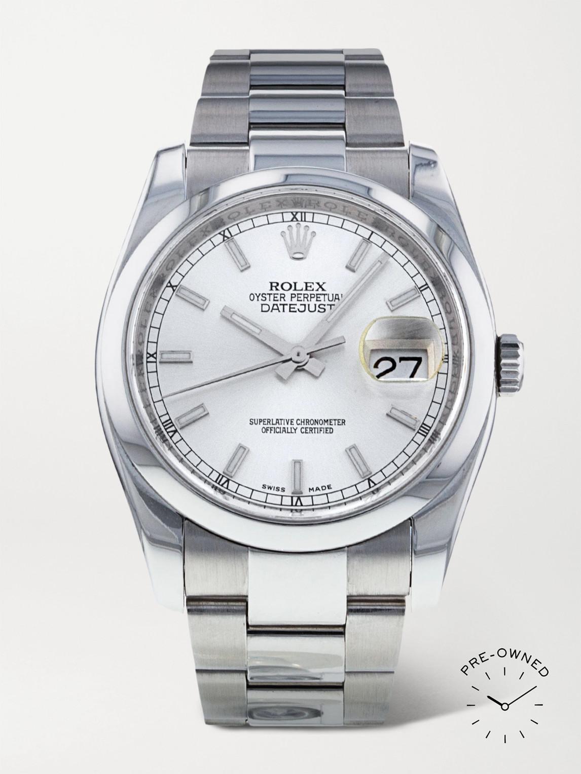 Rolex Pre-owned 1993 Datejust Automatic 36mm Oystersteel Watch in Metallic  for Men | Lyst