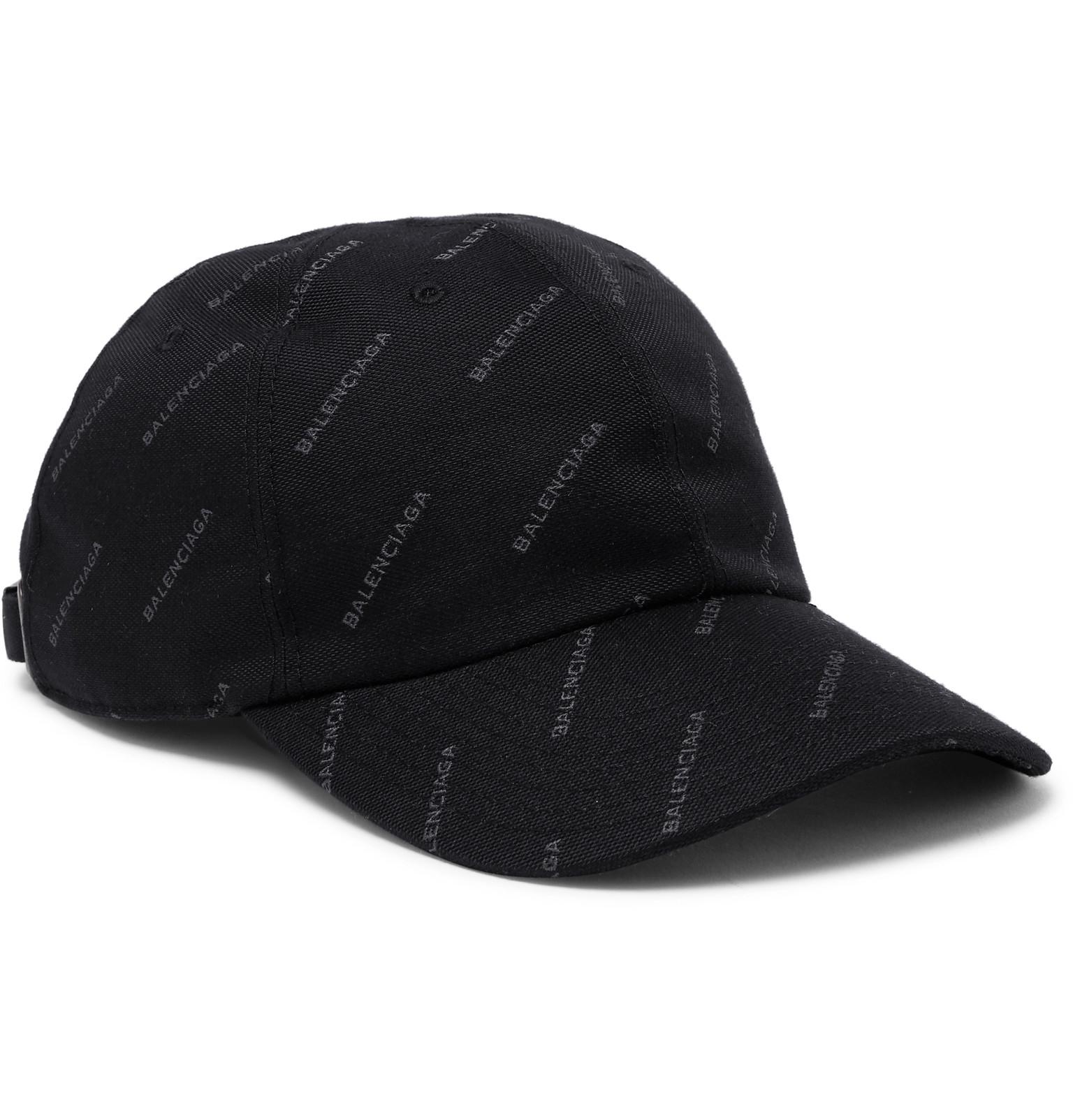 balenciaga black baseball cap