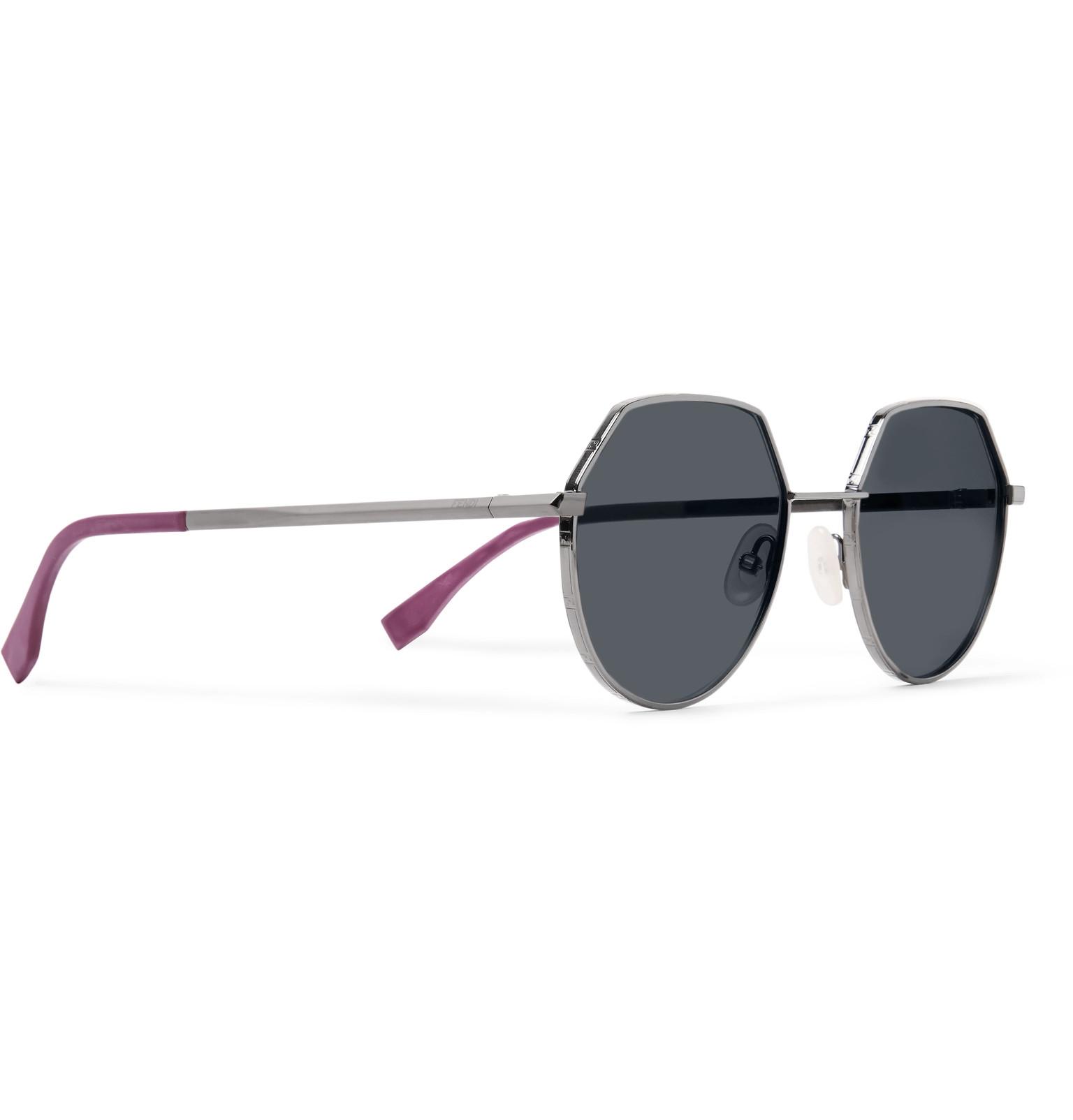 fendi hexagon sunglasses