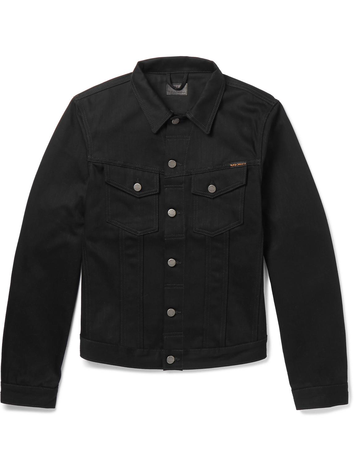 Nudie Jeans Nudie Billy Denim Jacket in Black for Men | Lyst