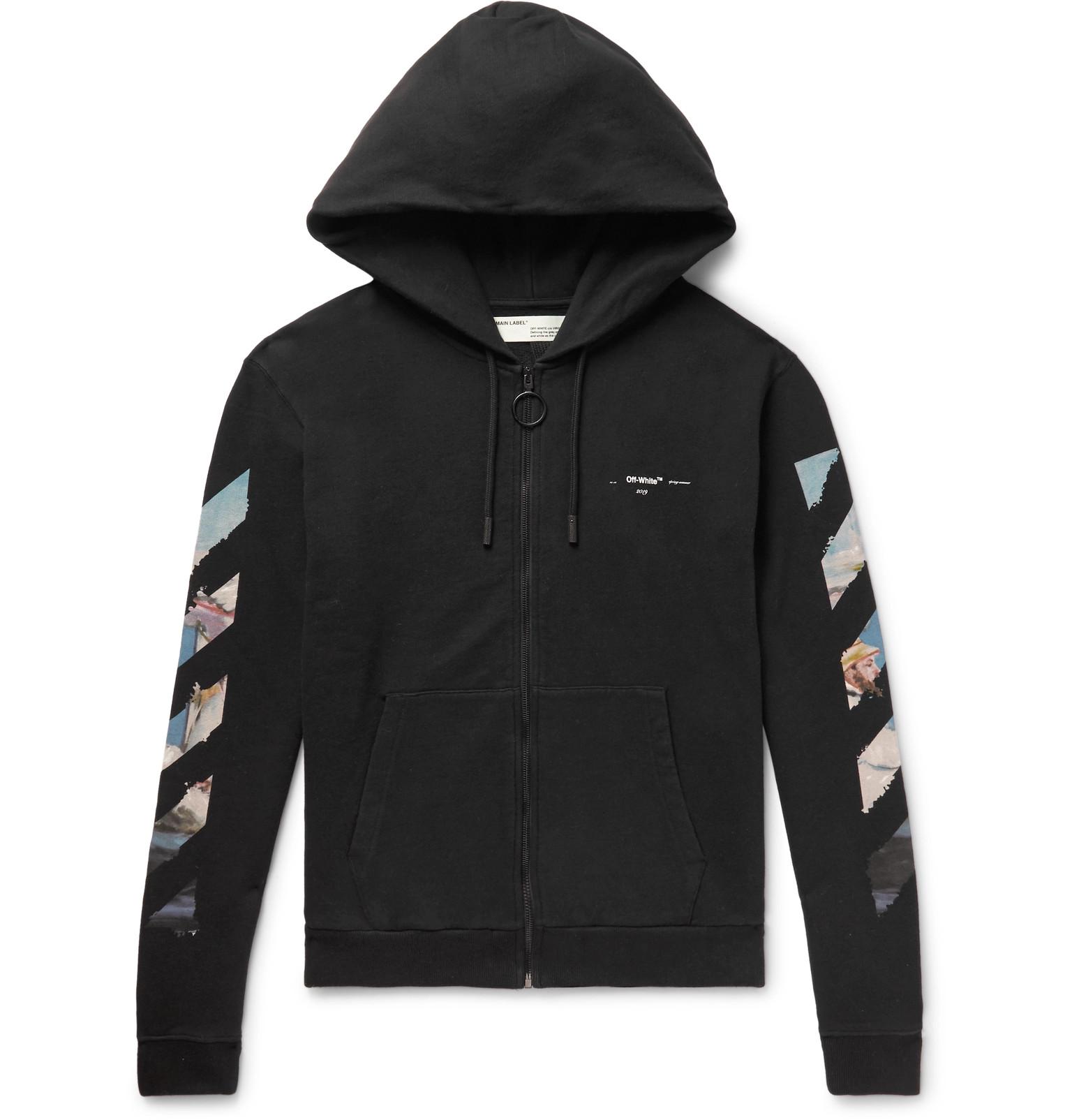 off white monet hoodie