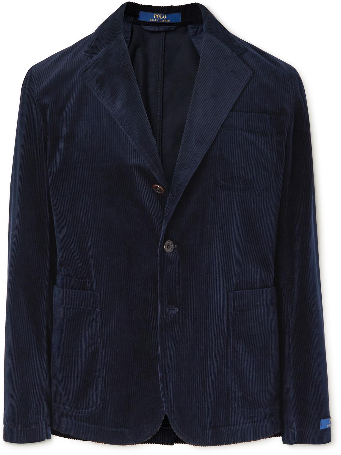 Polo Ralph Lauren Cotton-corduroy Suit Jacket in Blue for Men | Lyst