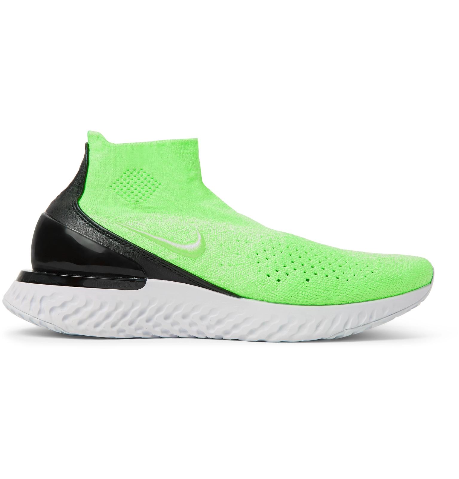 nike rise react flyknit laceless