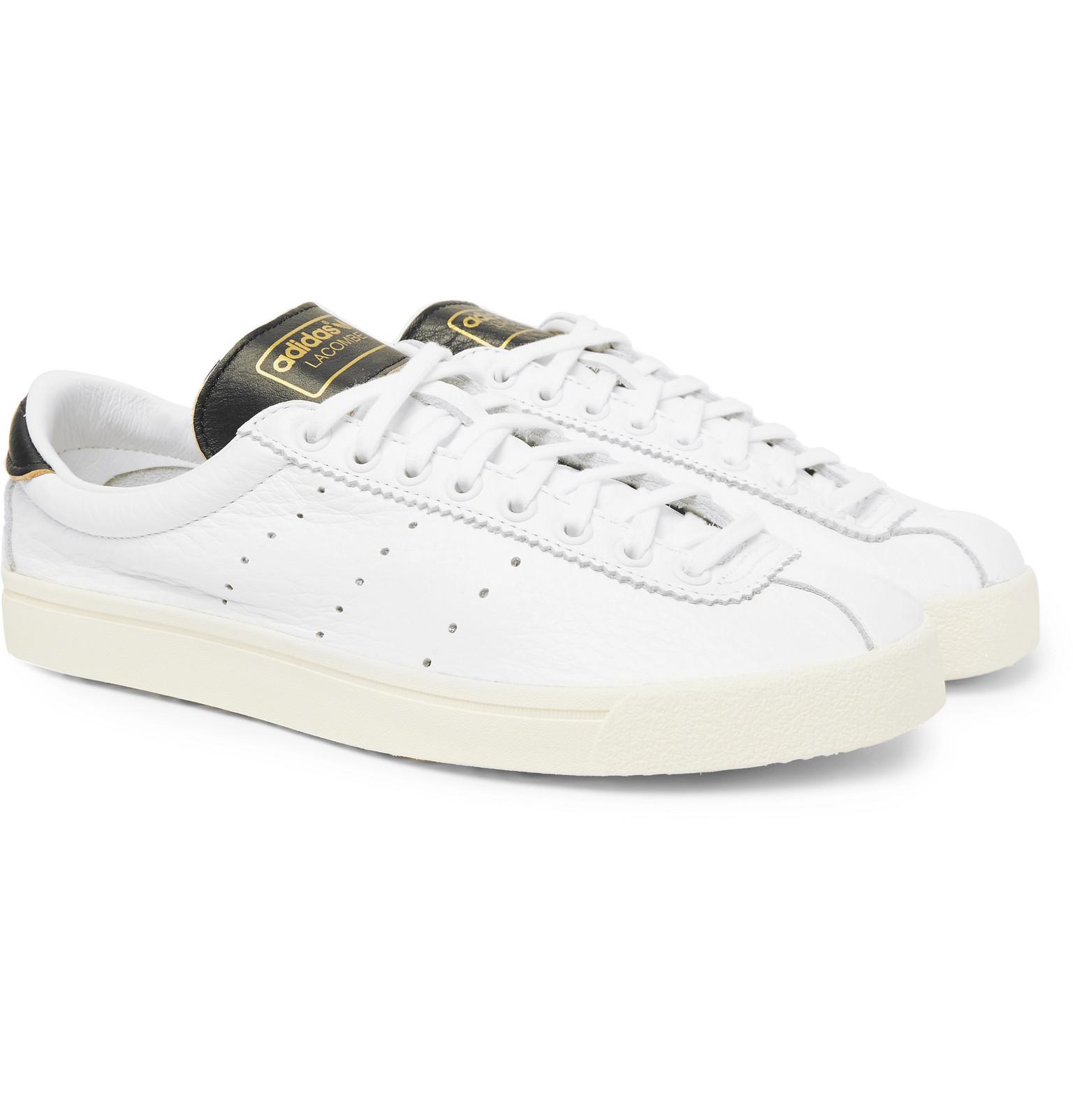 adidas Originals Lacombe Leather Sneakers in White for Men ...