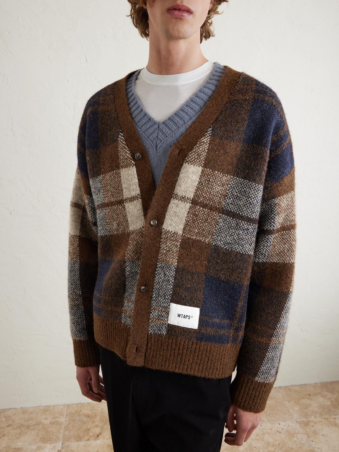 Brown S Wtaps PALMER ⁄ SWEATER ⁄ POLY sweater