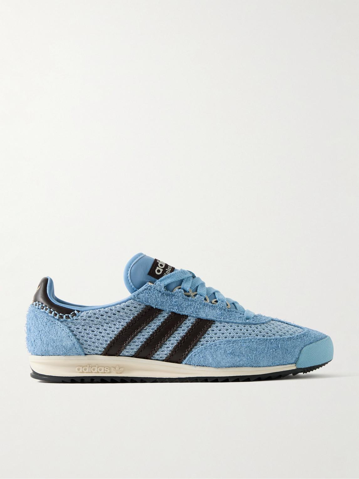 adidas gazelle silver green womens Karintha Suede Lo Shoes – La Garçonne main image 1