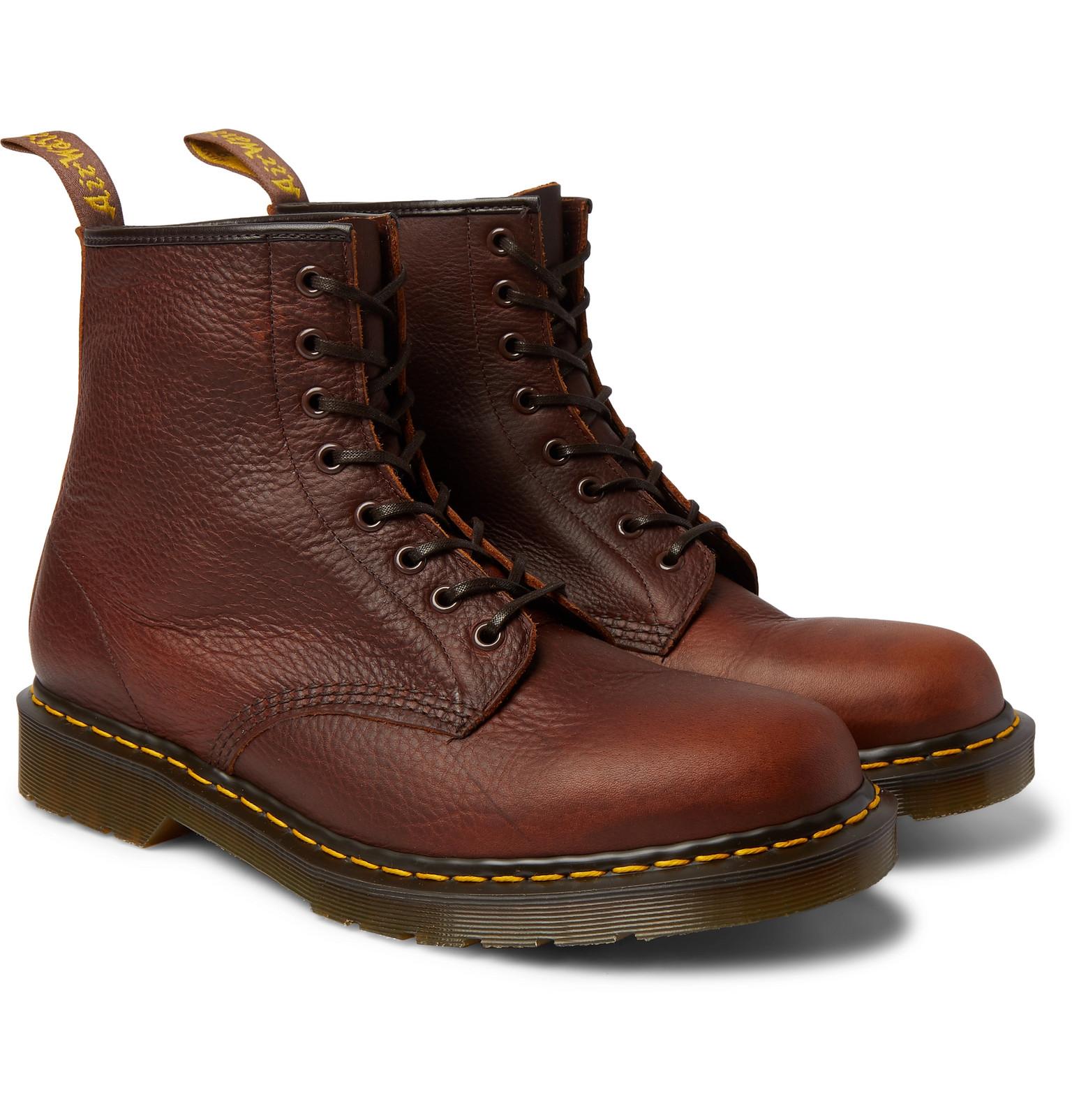 Dr. Martens 1460 Full-grain Leather Boots in Brown for Men - Lyst