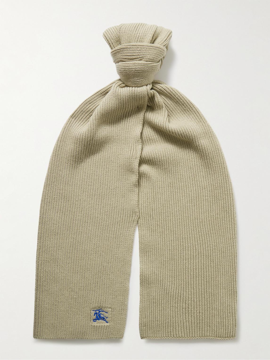 burberry scarf mens white