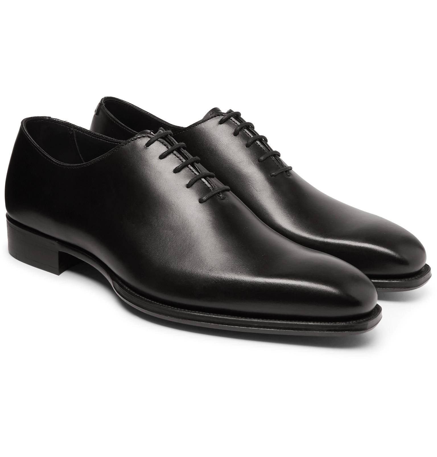 Kingsman + George Cleverley Merlin Whole-cut Leather Oxford Shoes in Black  for Men | Lyst