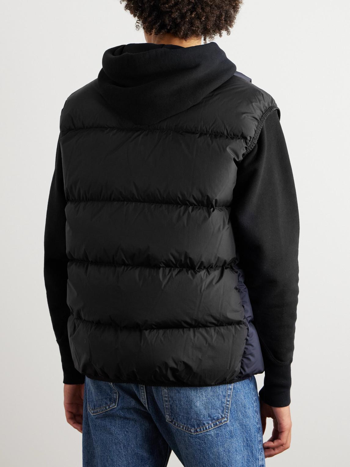 Moncler Almaz Logo-Appliquéd Two-Tone Quilted Shell Down Gilet in